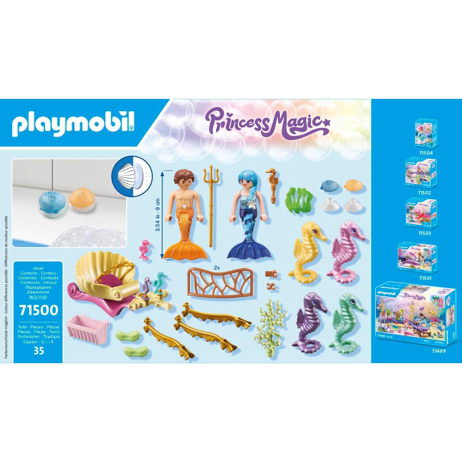Carroza de Caballo de Mar Playmobil 71500 - 35 Piezas