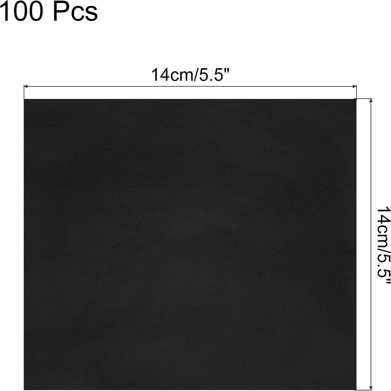 Hojas de Foil de Oro Imitación MECCANIXITY 100 Pcs 14x14cm