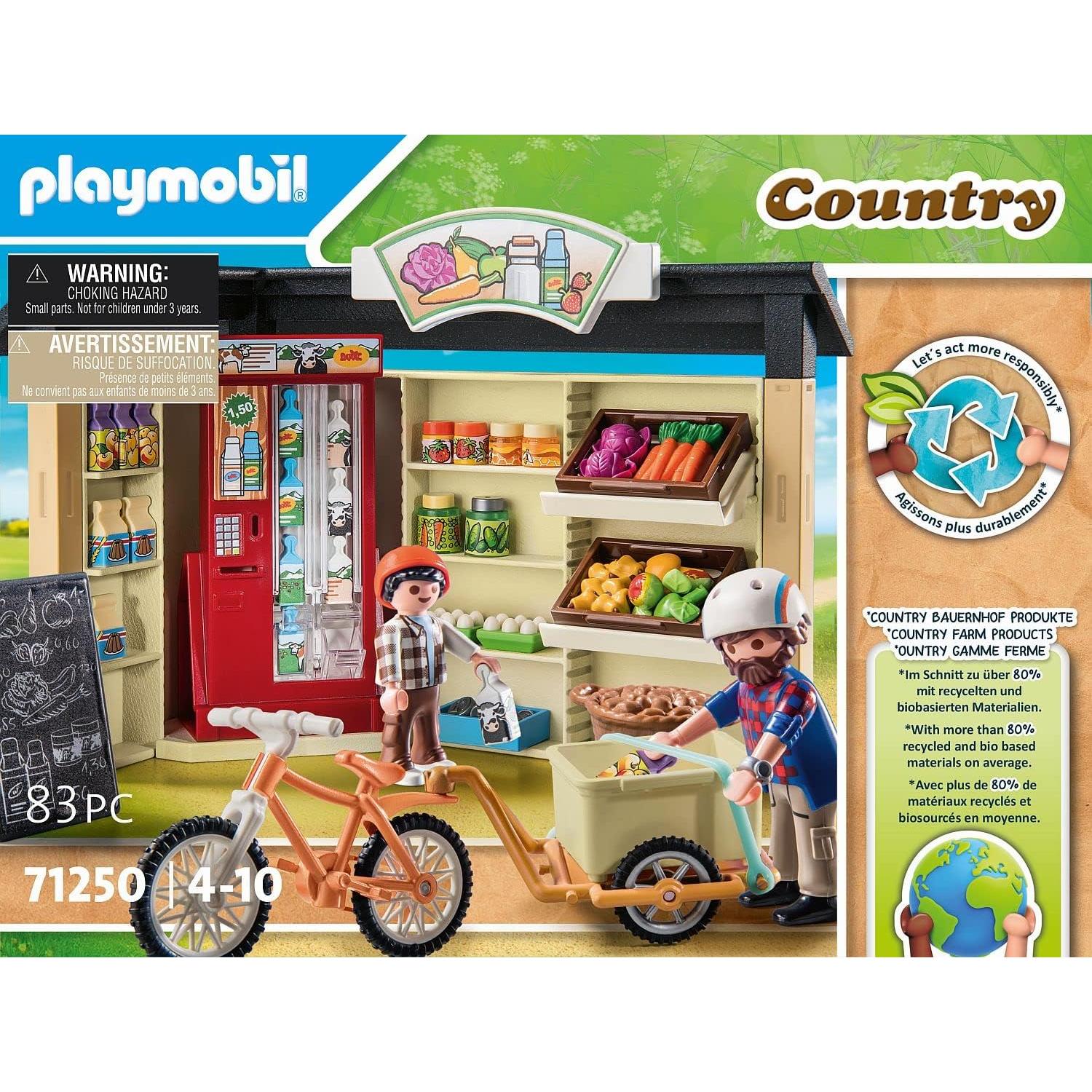 Tienda de Granja Country Playmobil 71250 - Set Ecológico
