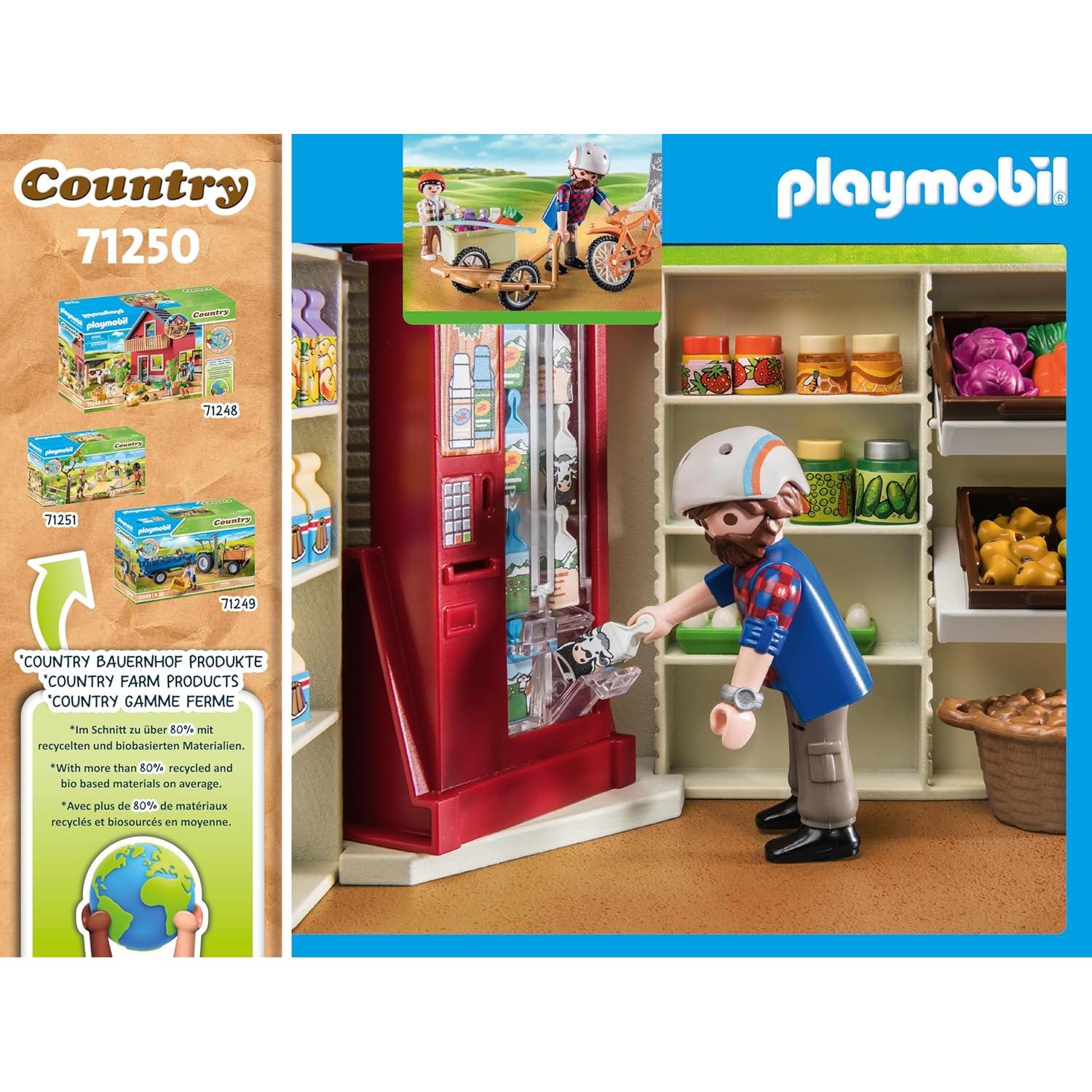 Tienda de Granja Country Playmobil 71250 - Set Ecológico