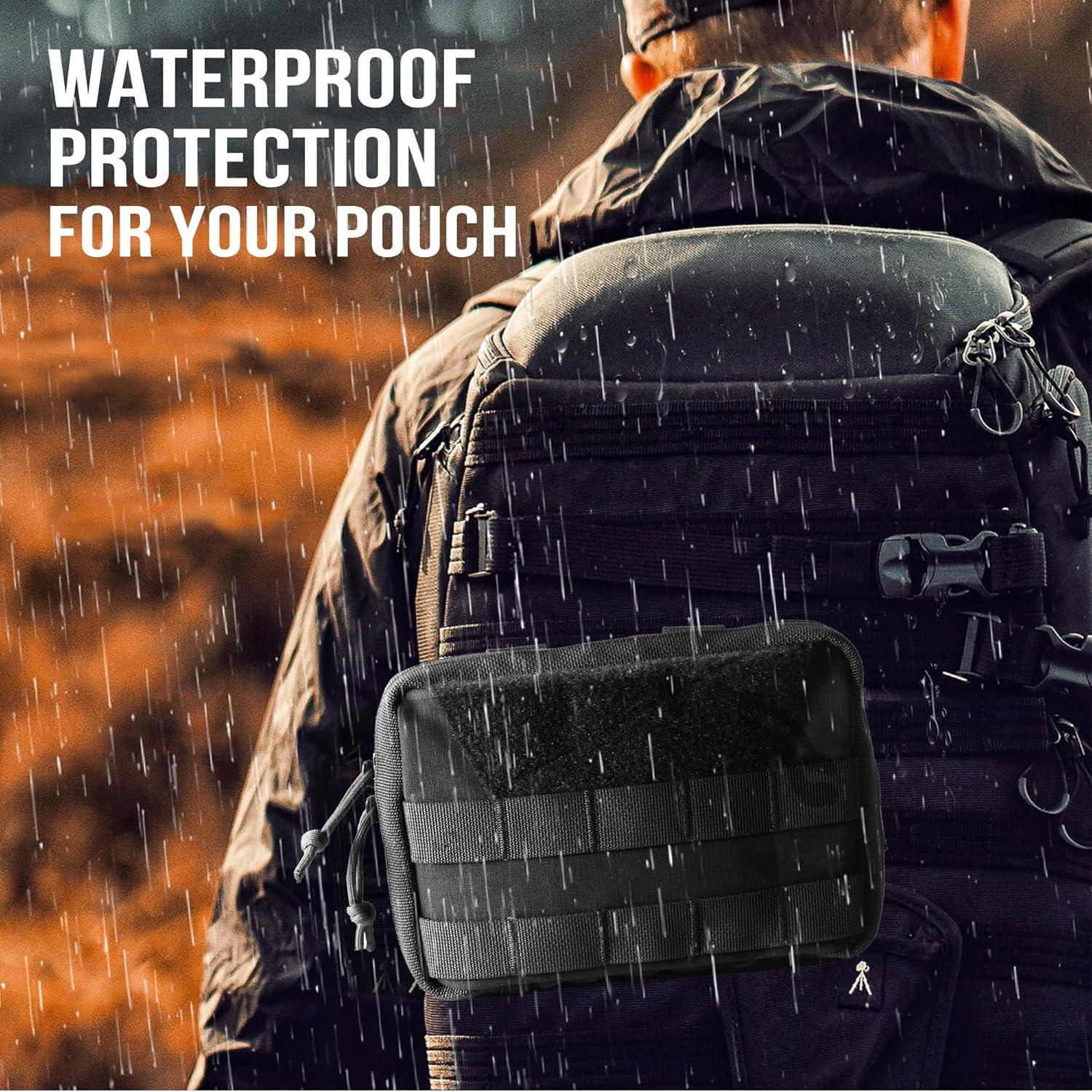 Bolsa Administrativa MOLLE OneTigris 19x12.7x5cm Nylon Negro