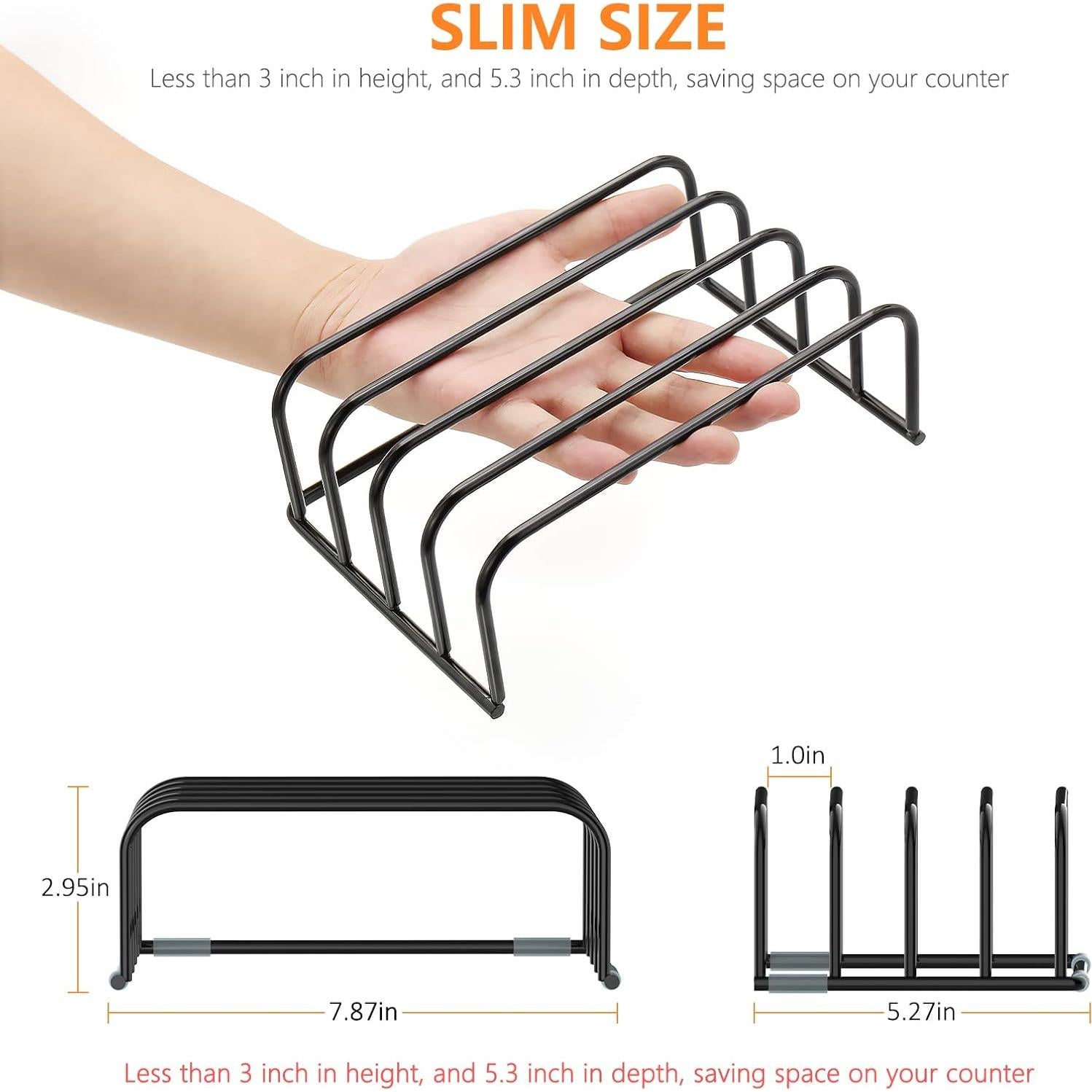 Soporte para Tablas de Cortar KORRTFID Compacto 5 Peldaños