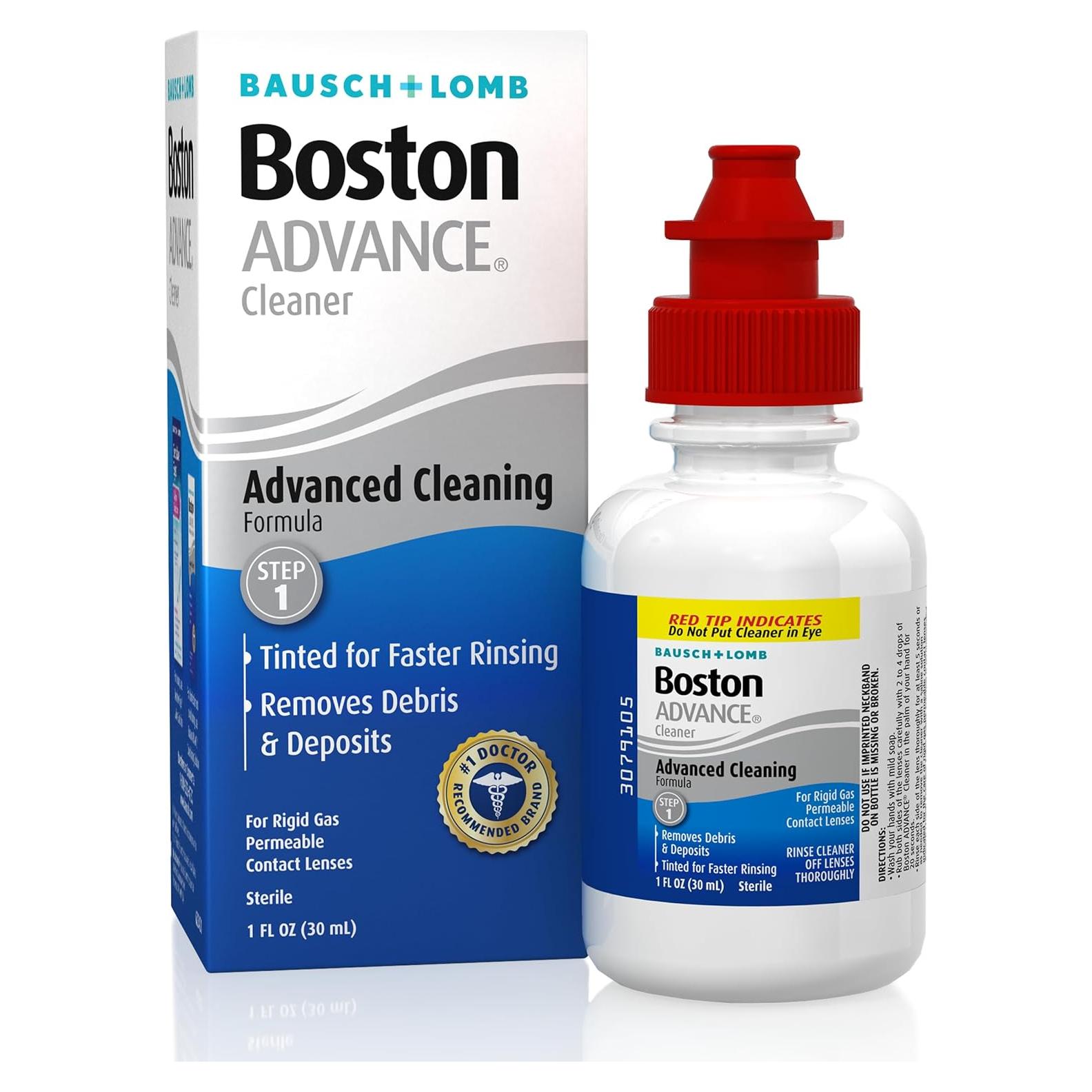 Boston ADVANCE Limpiador de Lentes RGP 29.57 ml - Paso 1