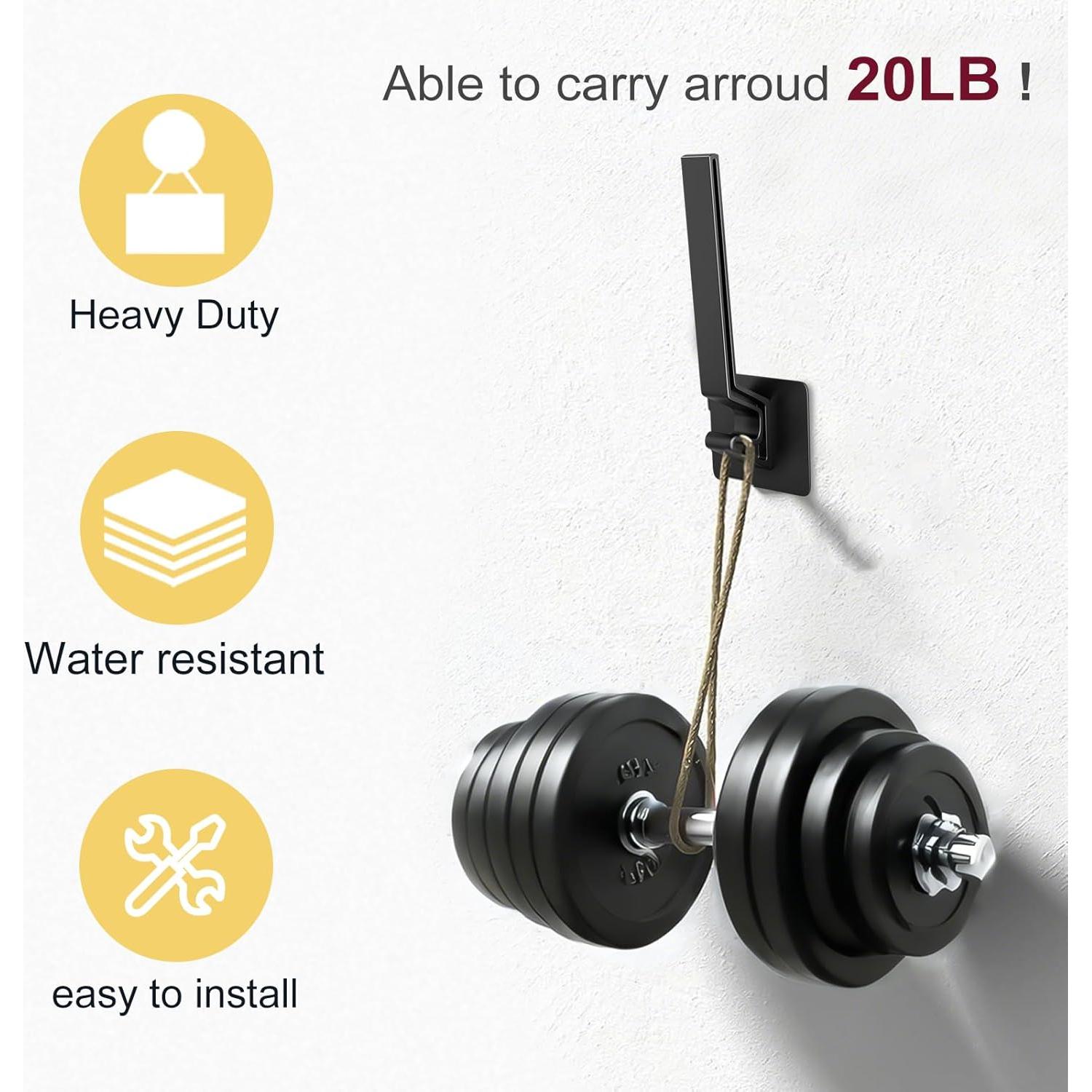 Organizador de Gorras de Béisbol MSKEI, Montaje en Pared, 2 Piezas