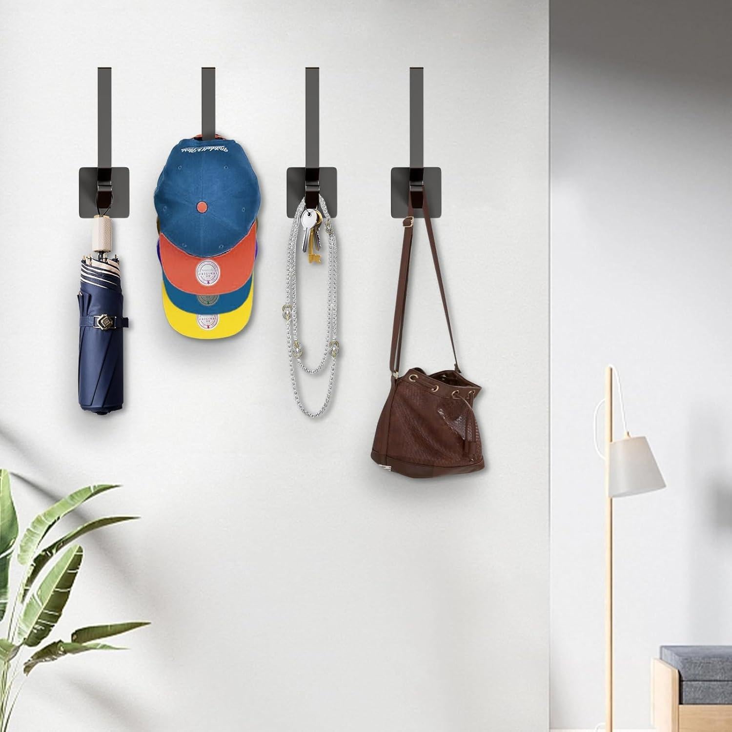 Organizador de Gorras de Béisbol MSKEI, Montaje en Pared, 2 Piezas