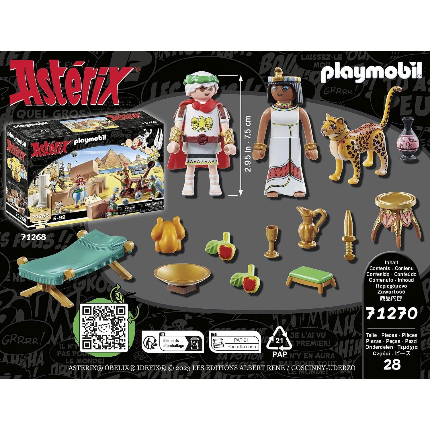 Playmobil 71270 Asterix César y Cleopatra - 28 Piezas