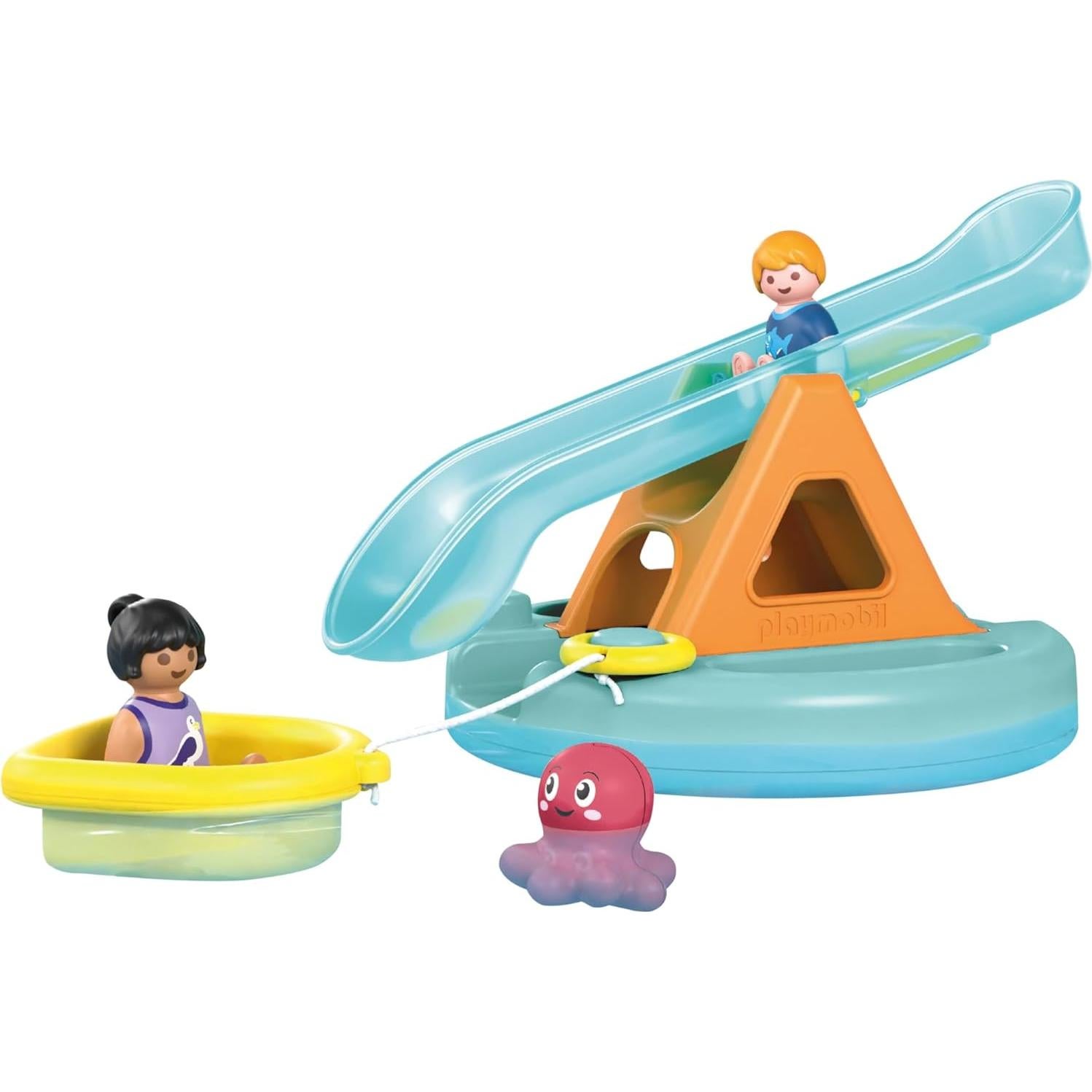 PLAYMOBIL Junior Aqua: Isla Flotante con Tobogán 39x19cm