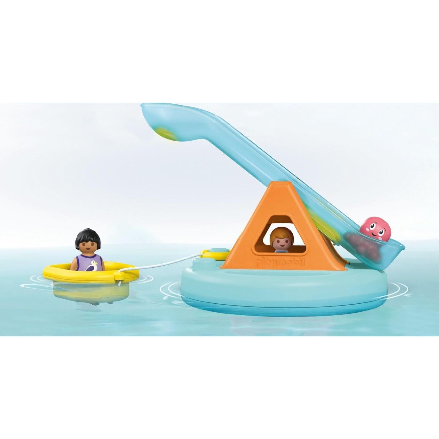PLAYMOBIL Junior Aqua: Isla Flotante con Tobogán 39x19cm