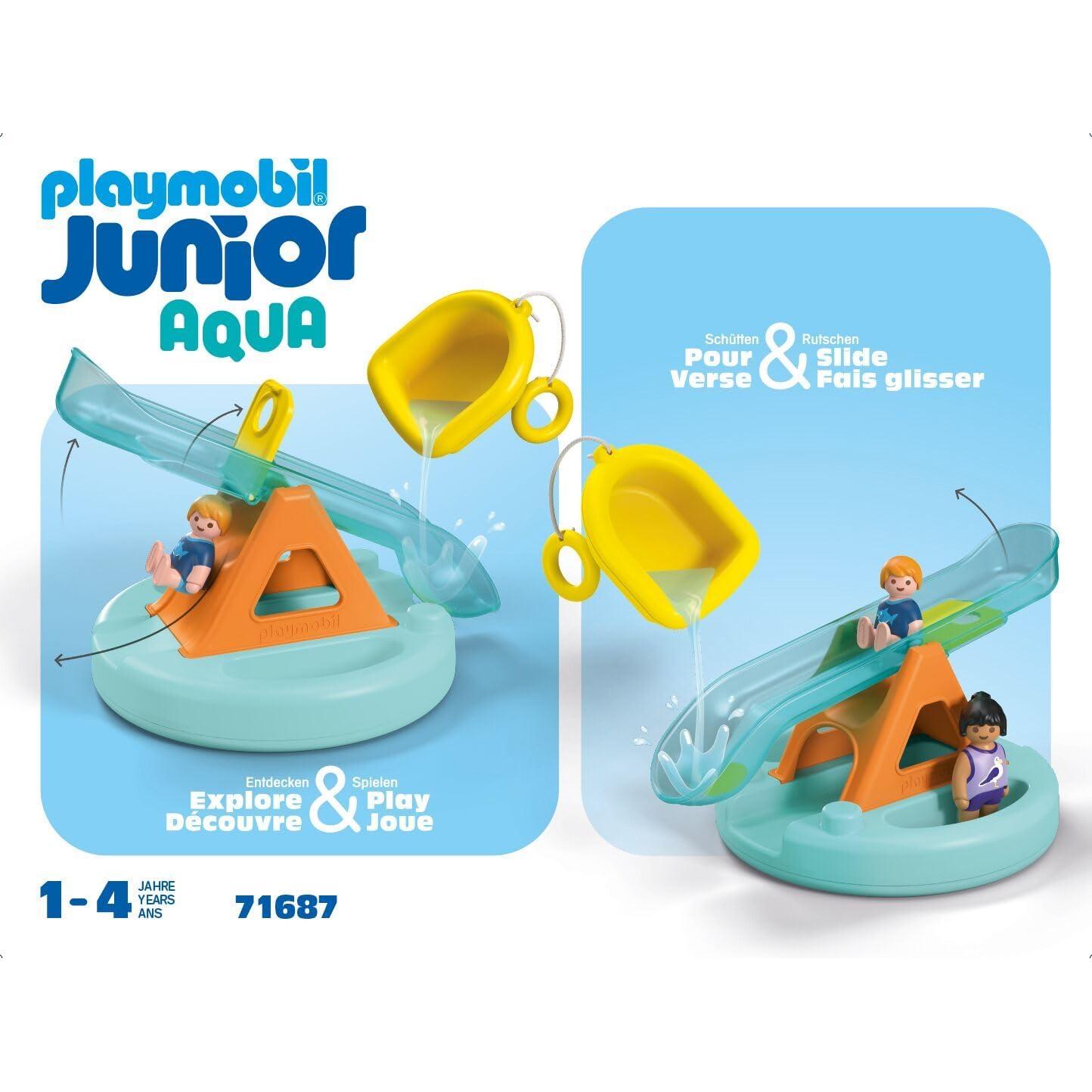 PLAYMOBIL Junior Aqua: Isla Flotante con Tobogán 39x19cm