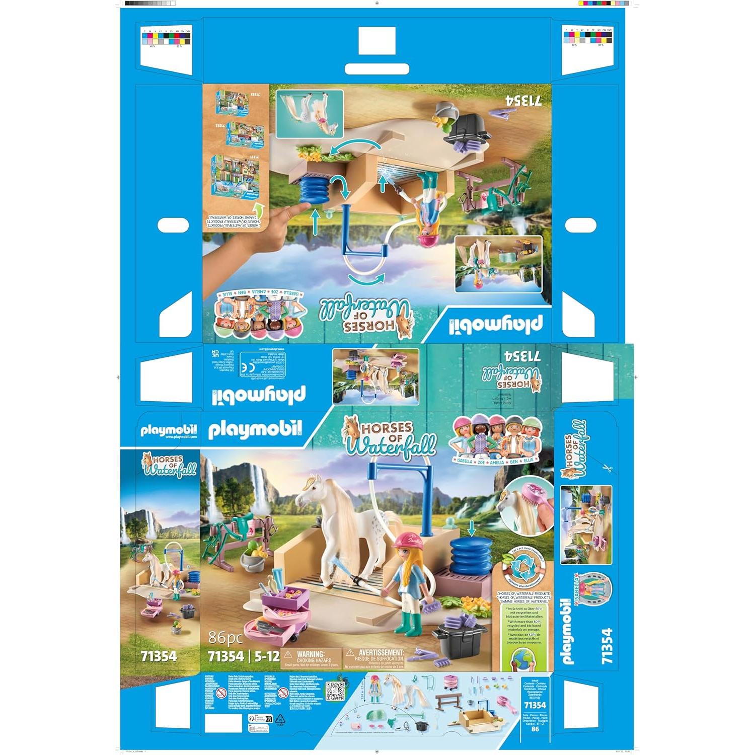 Estación de Lavado de Caballos Playmobil 71354 con Isabella