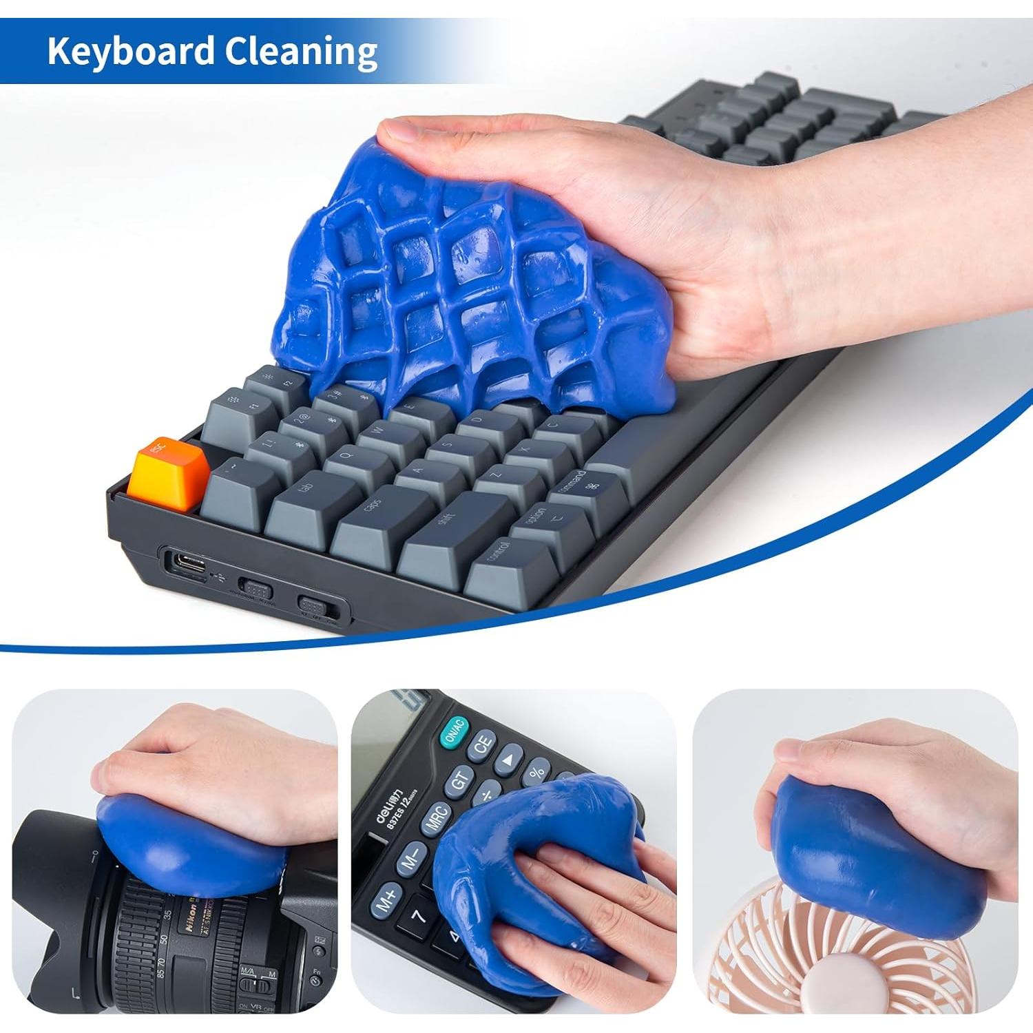 Gel de Limpieza Universal ALIOBC 190 g - Masilla para Autos y Teclados