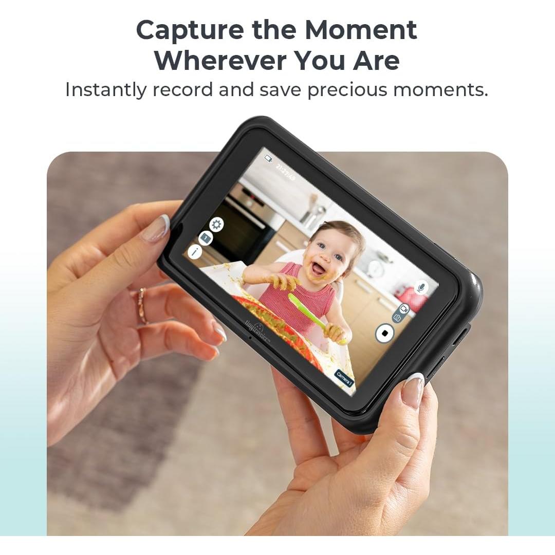 Monitor para Bebés Pequeño Viajero 5" HD Sin WiFi Negro