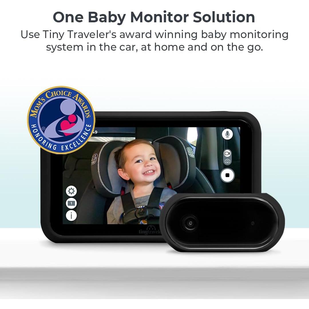 Monitor para Bebés Pequeño Viajero 5" HD Sin WiFi Negro