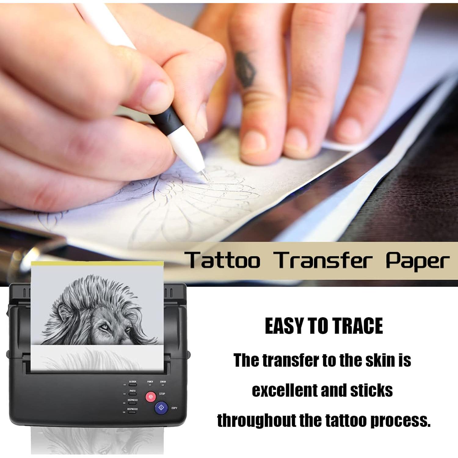 Papel de Transferencia Tatuaje SOTICA 20 Hojas 21x29.7cm