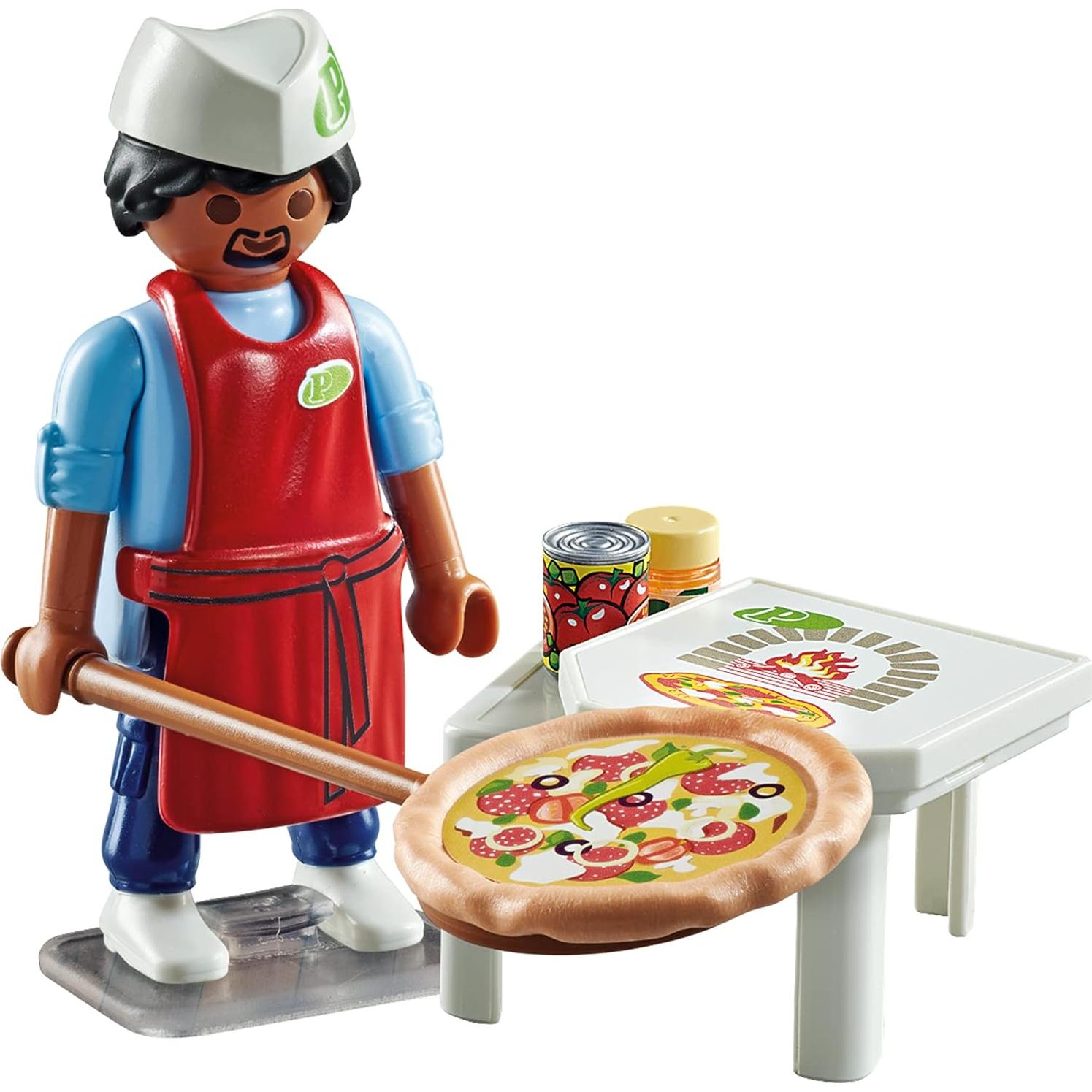 Playmobil Hacedor de Pizzas 71161 - Juego de Cocina