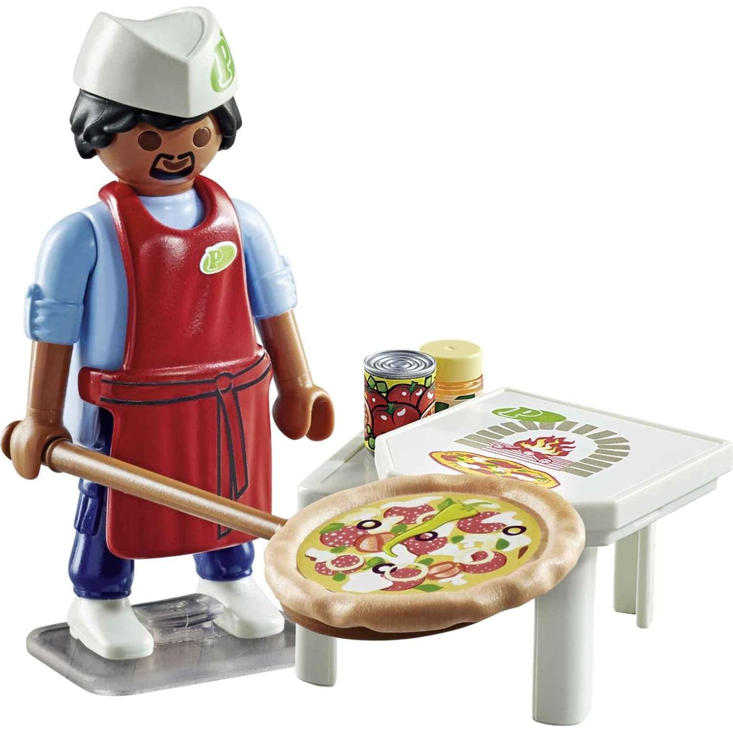 Playmobil Hacedor de Pizzas 71161 - Juego de Cocina