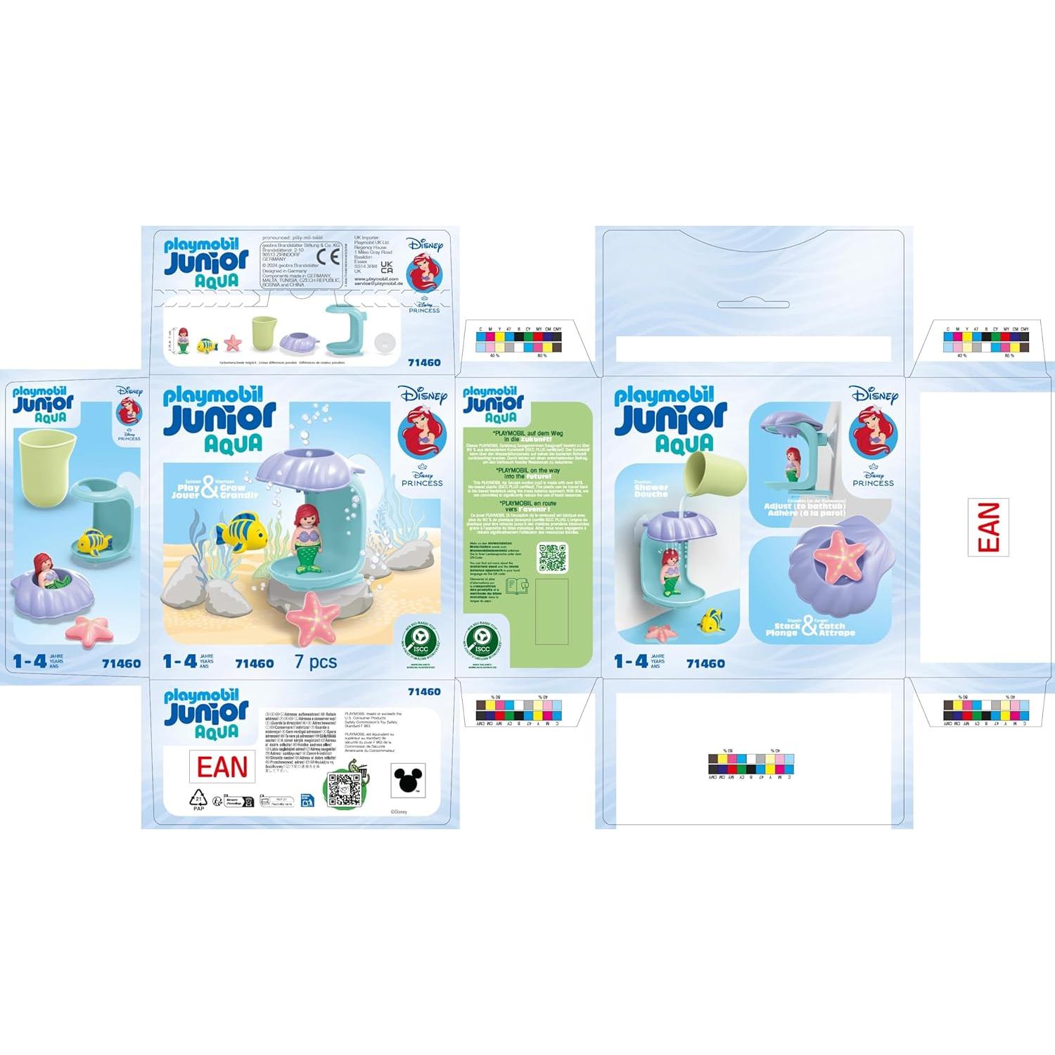 Ducha de Concha de Ariel Playmobil Junior 7 Piezas