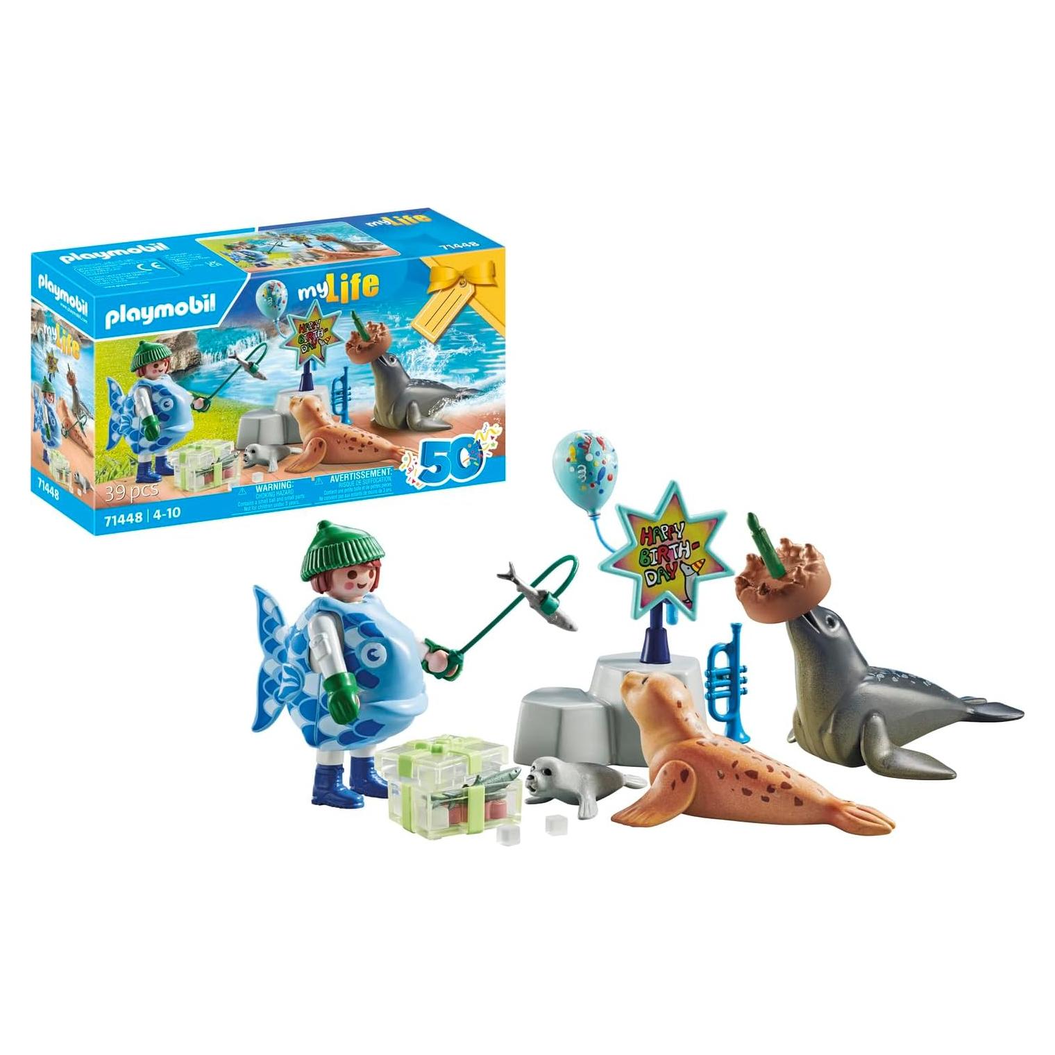Playmobil Cuidador de Animales con Focas 71448