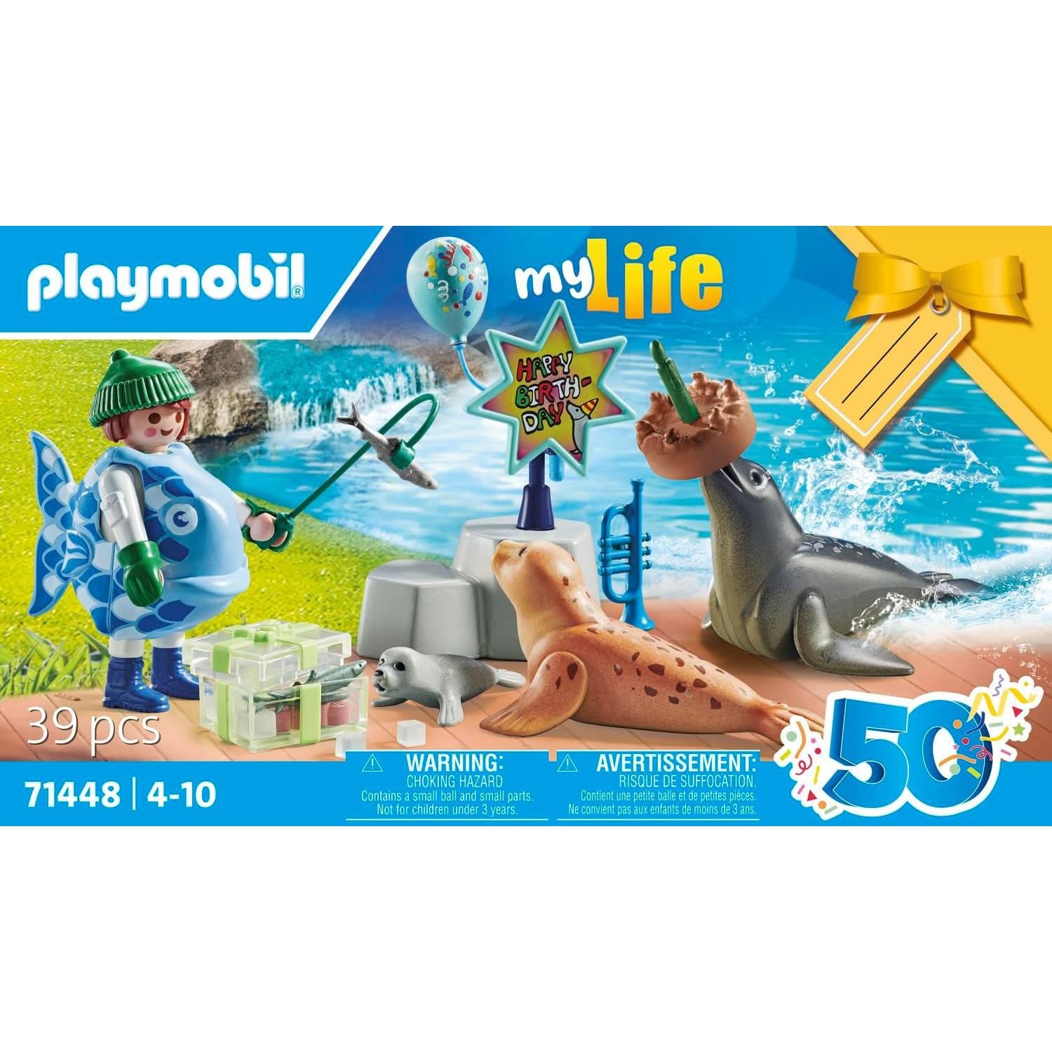 Playmobil Cuidador de Animales con Focas 71448