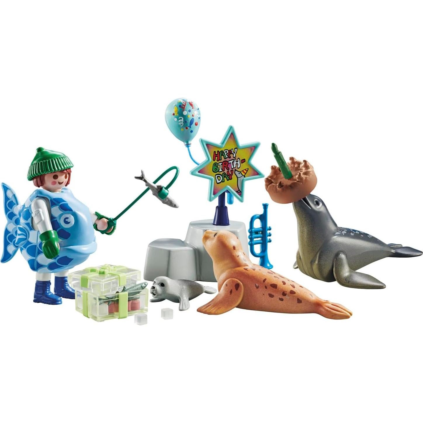 Playmobil Cuidador de Animales con Focas 71448
