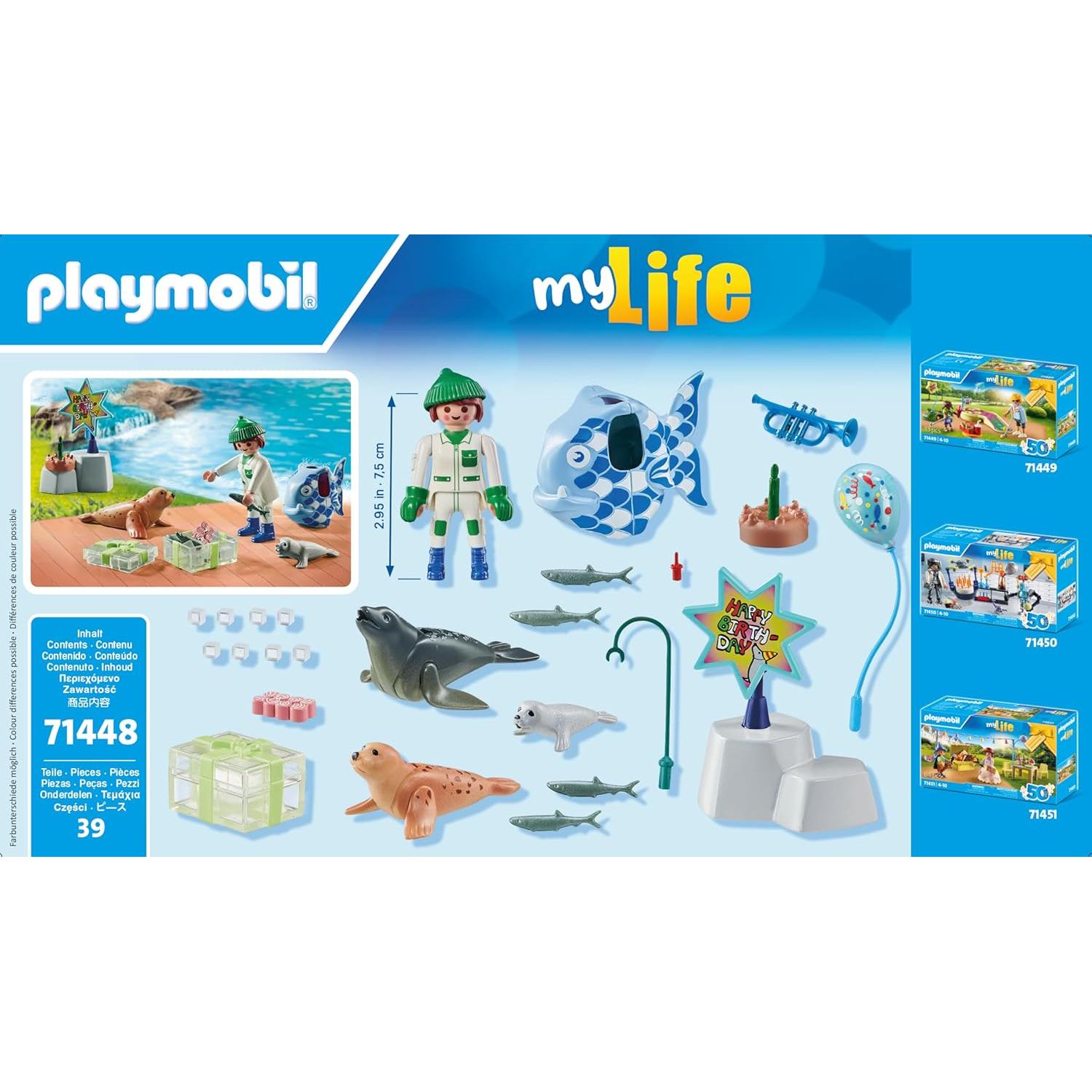 Playmobil Cuidador de Animales con Focas 71448