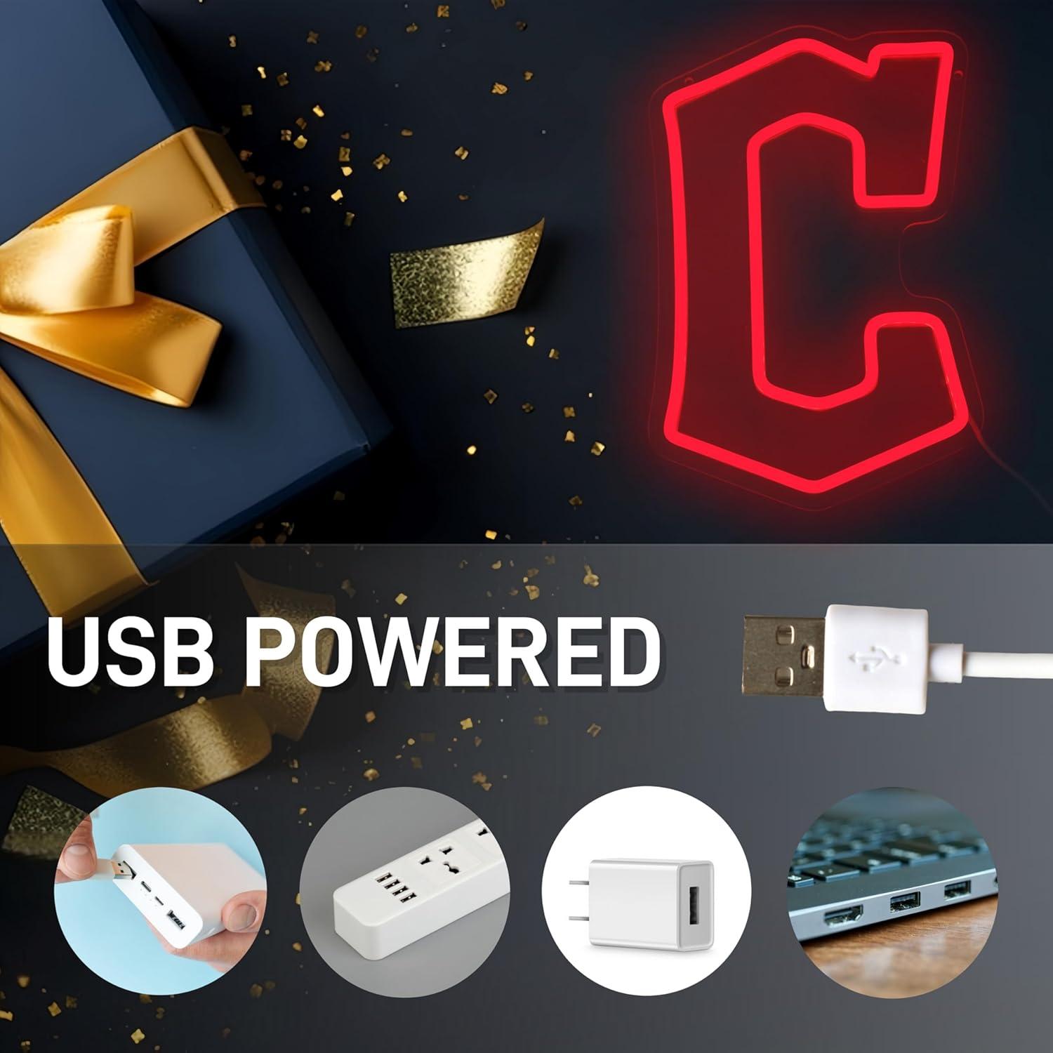 Luz de Neón LED Cleveland Guard 42.93x28.45 cm Regulable