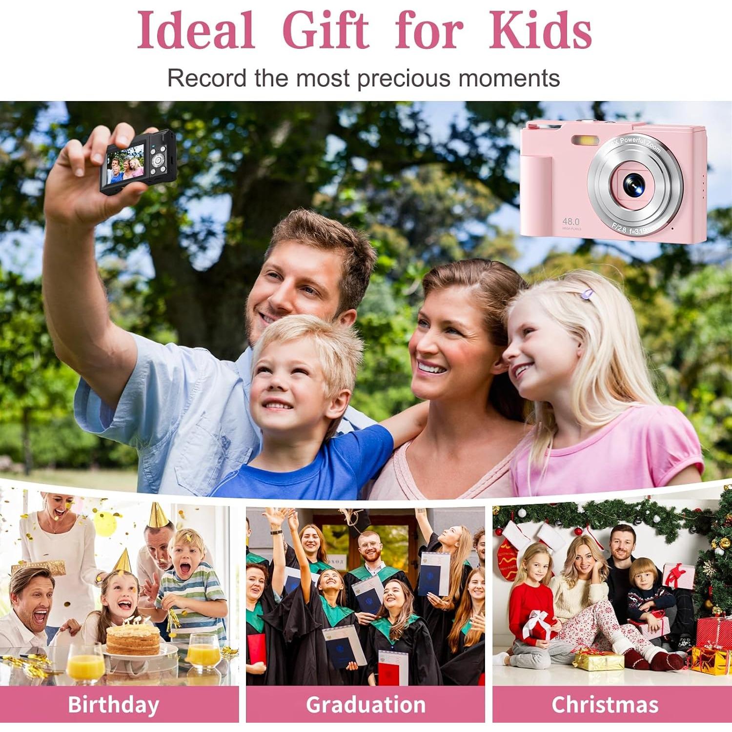 Cámara Digital OEDIM DC01 48MP FHD 1080P para Niños