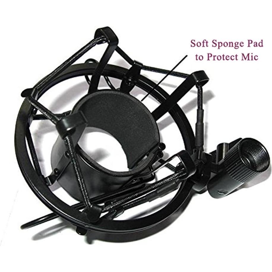 Soporte de micrófono Etubby 42-47mm con adaptador de tornillo