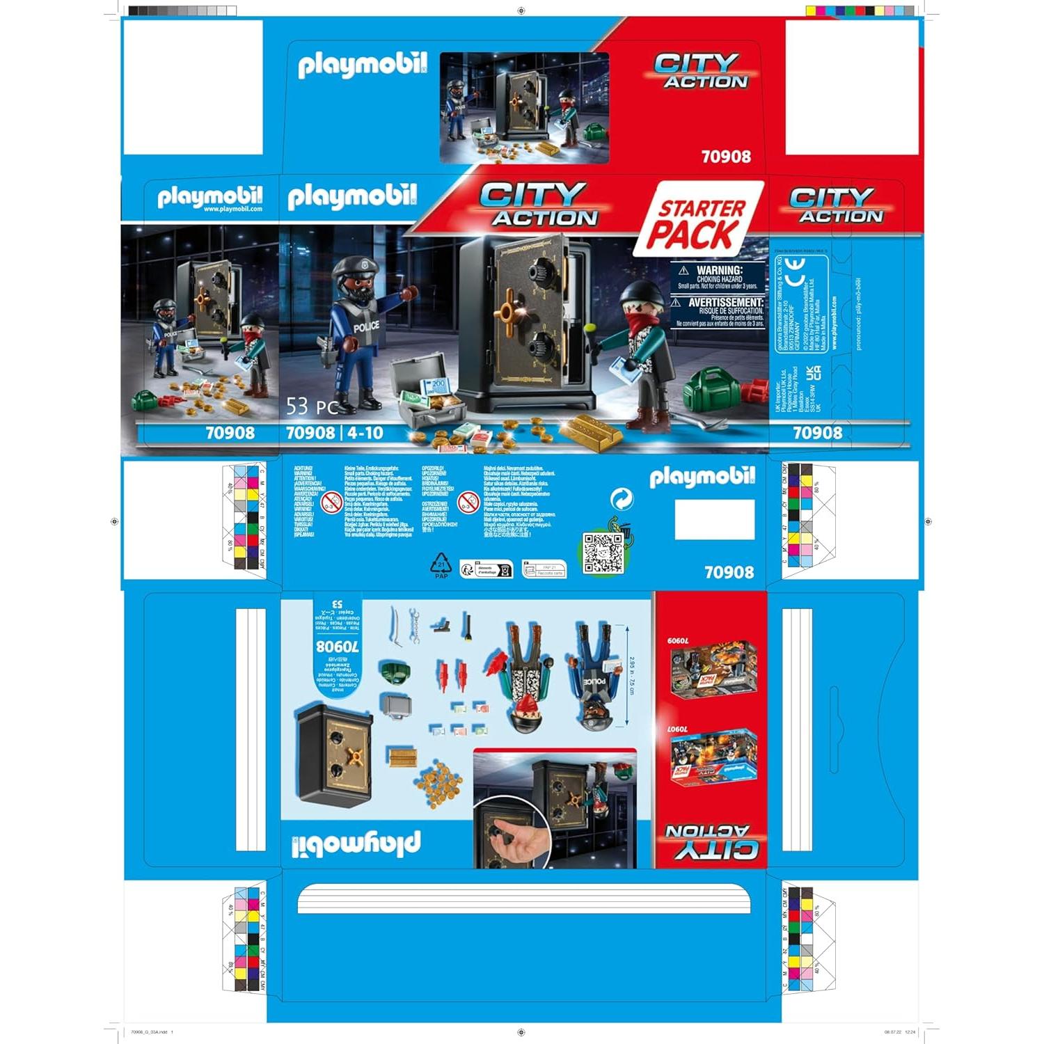 Paquete de Inicio Robo de Banco PLAYMOBIL 70908