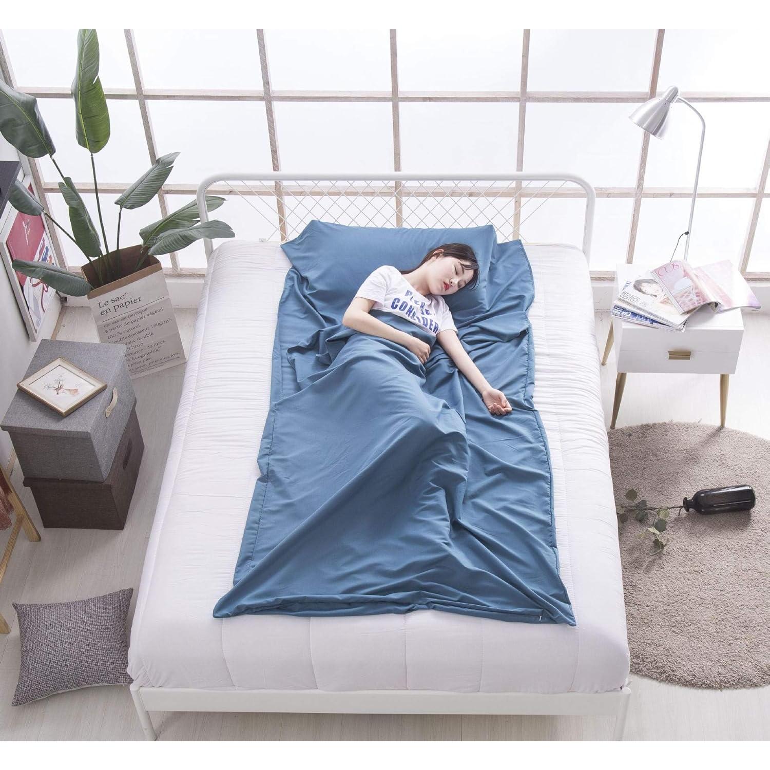 Forro de Saco de Dormir SOMOYA Azul 115x210cm Compacto