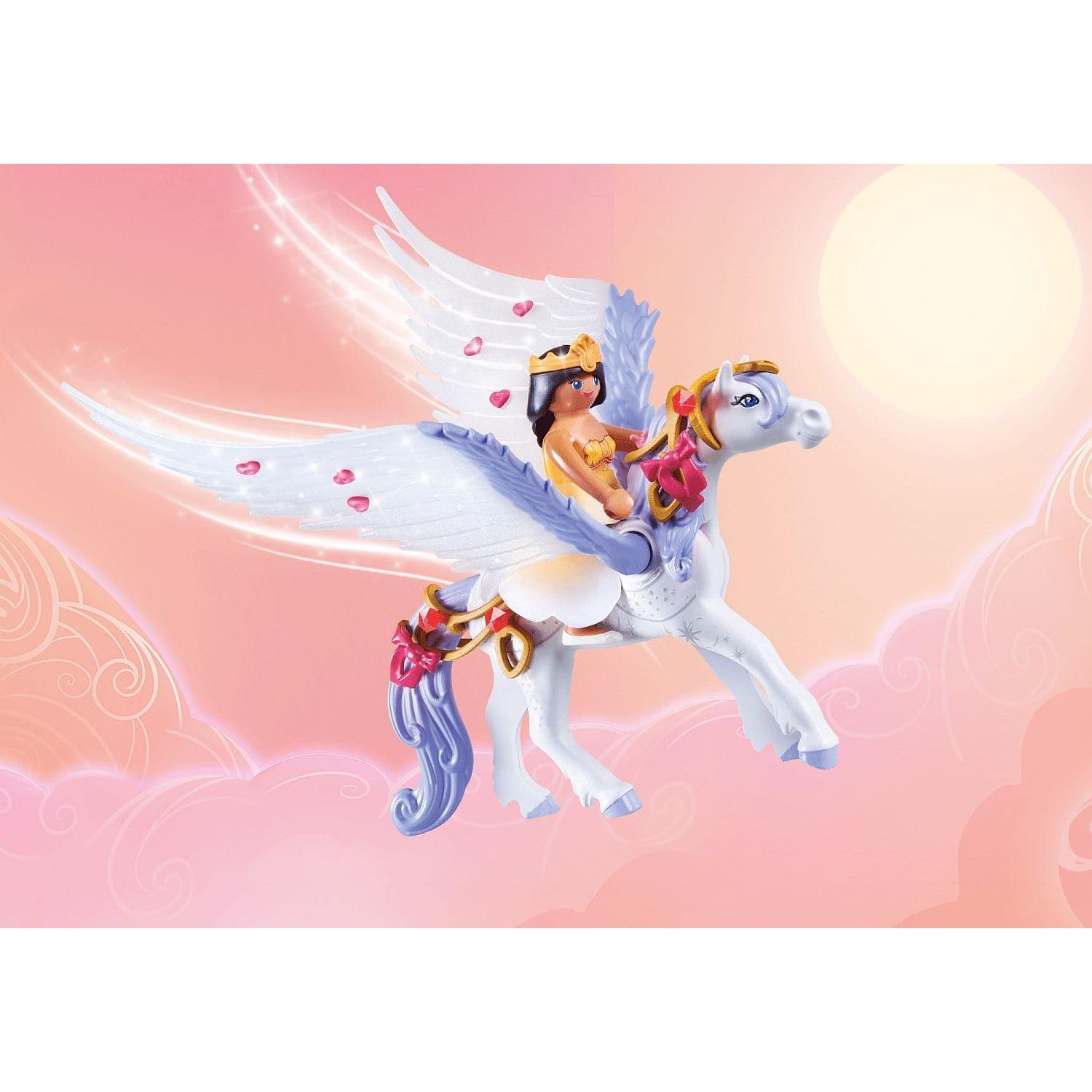 Set de Cuidado Pegaso Playmobil 71361 con Arcoíris