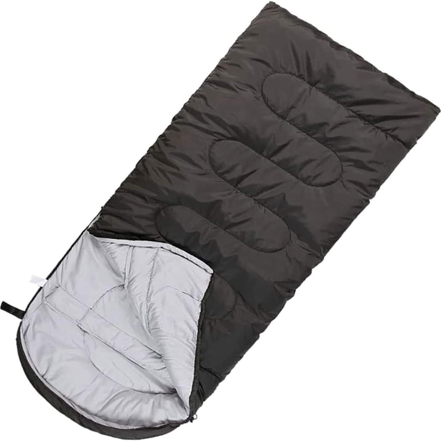 Saco de Dormir Impermeable Trail Maker 180x76 cm Negro