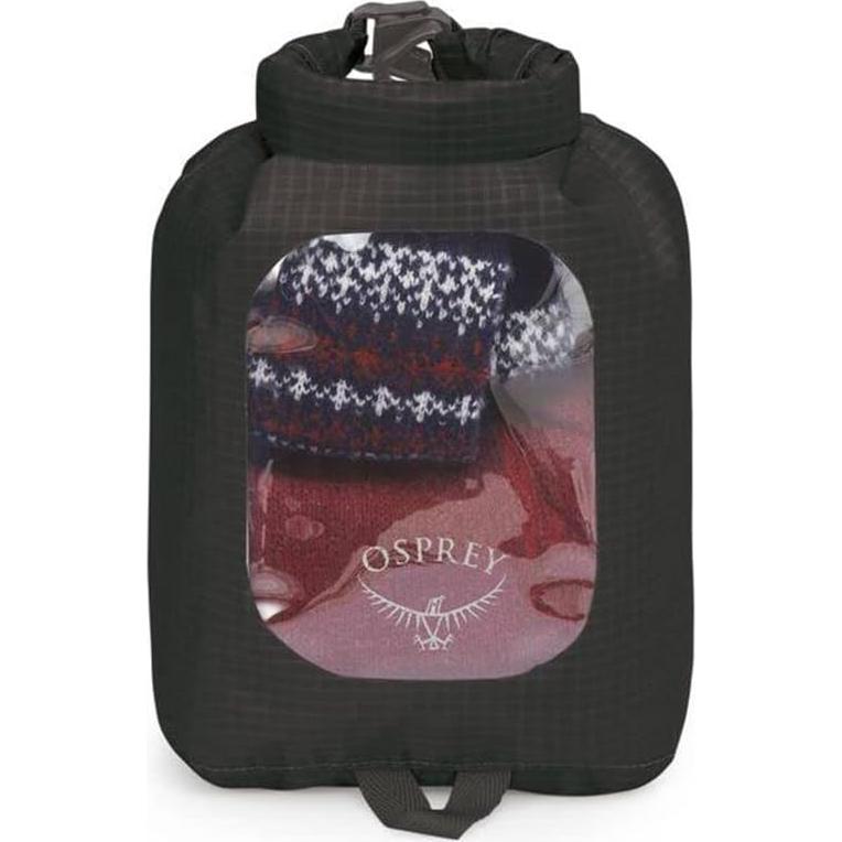 Saco Seco Impermeable Osprey 3L con Ventana Negra