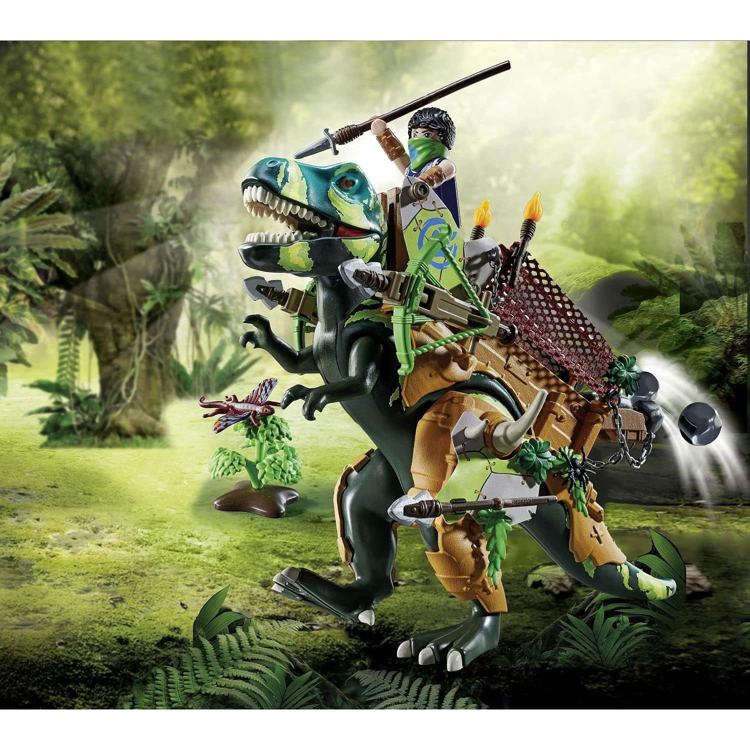 Playmobil T-Rex Camuflado con Ian y Cañones - 71261
