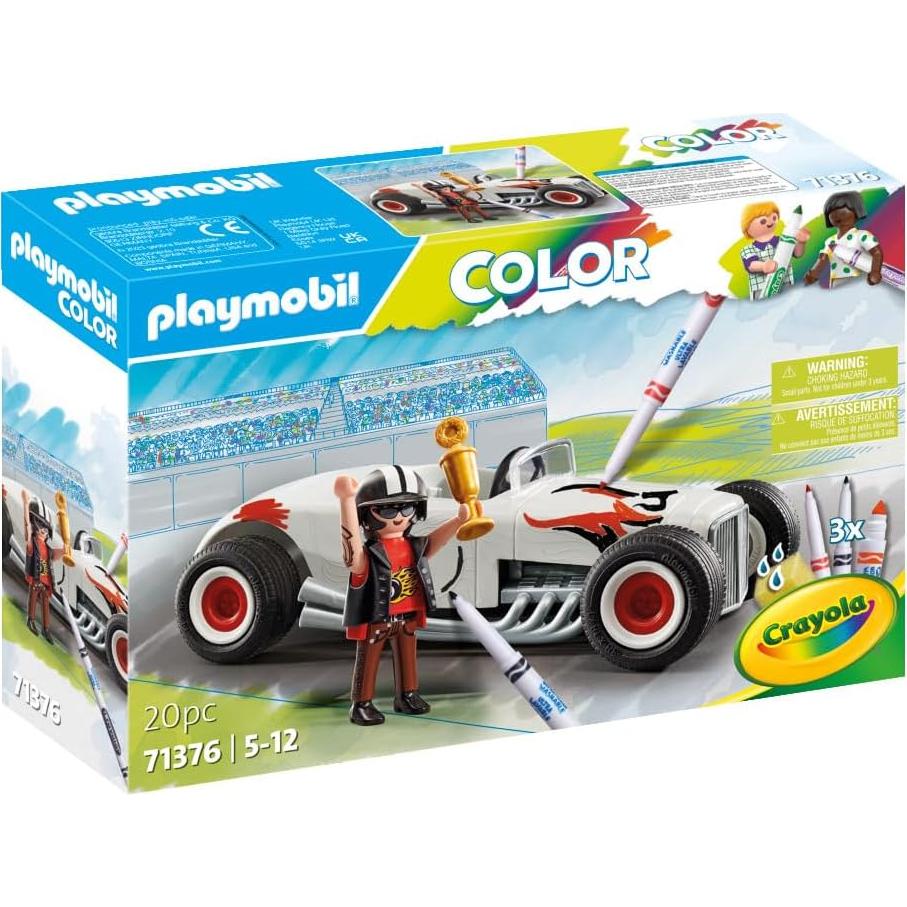 Coche de Carreras Playmobil Color Hot Rod 20 Piezas