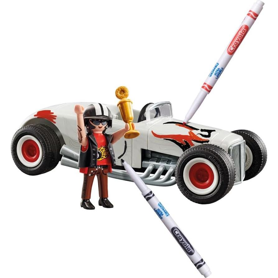 Coche de Carreras Playmobil Color Hot Rod 20 Piezas