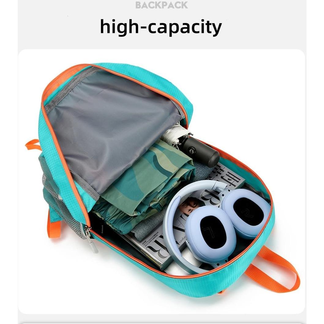 Mochila Plegable Ligera 30L Unisex para Senderismo Camping