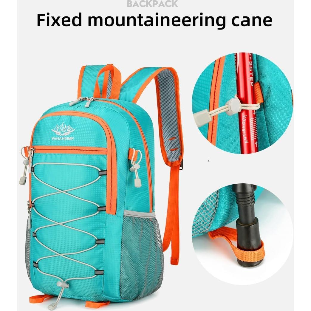 Mochila Plegable Ligera 30L Unisex para Senderismo Camping