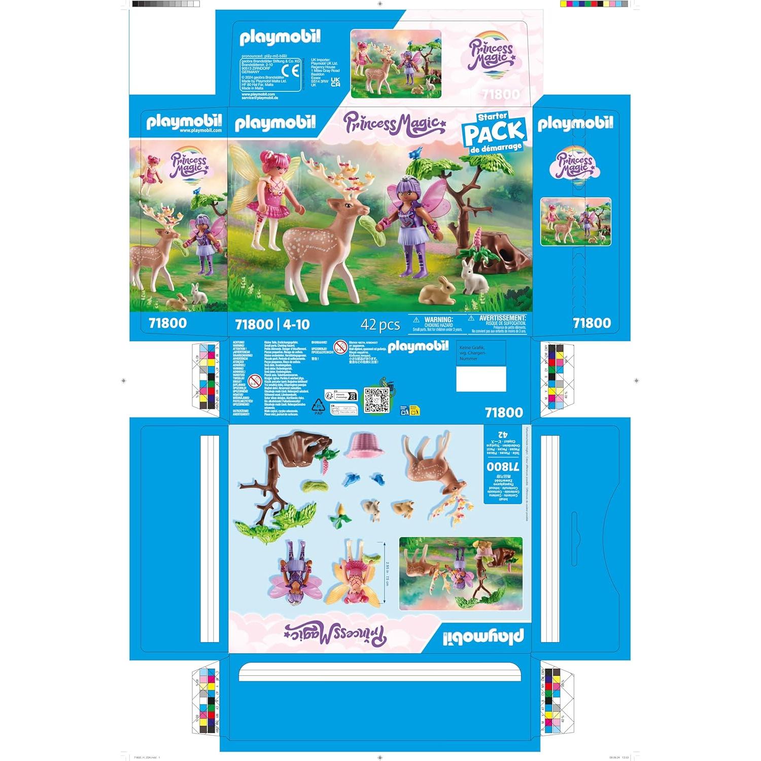 Paquete Inicial Playmobil Hadas y Animales del Bosque