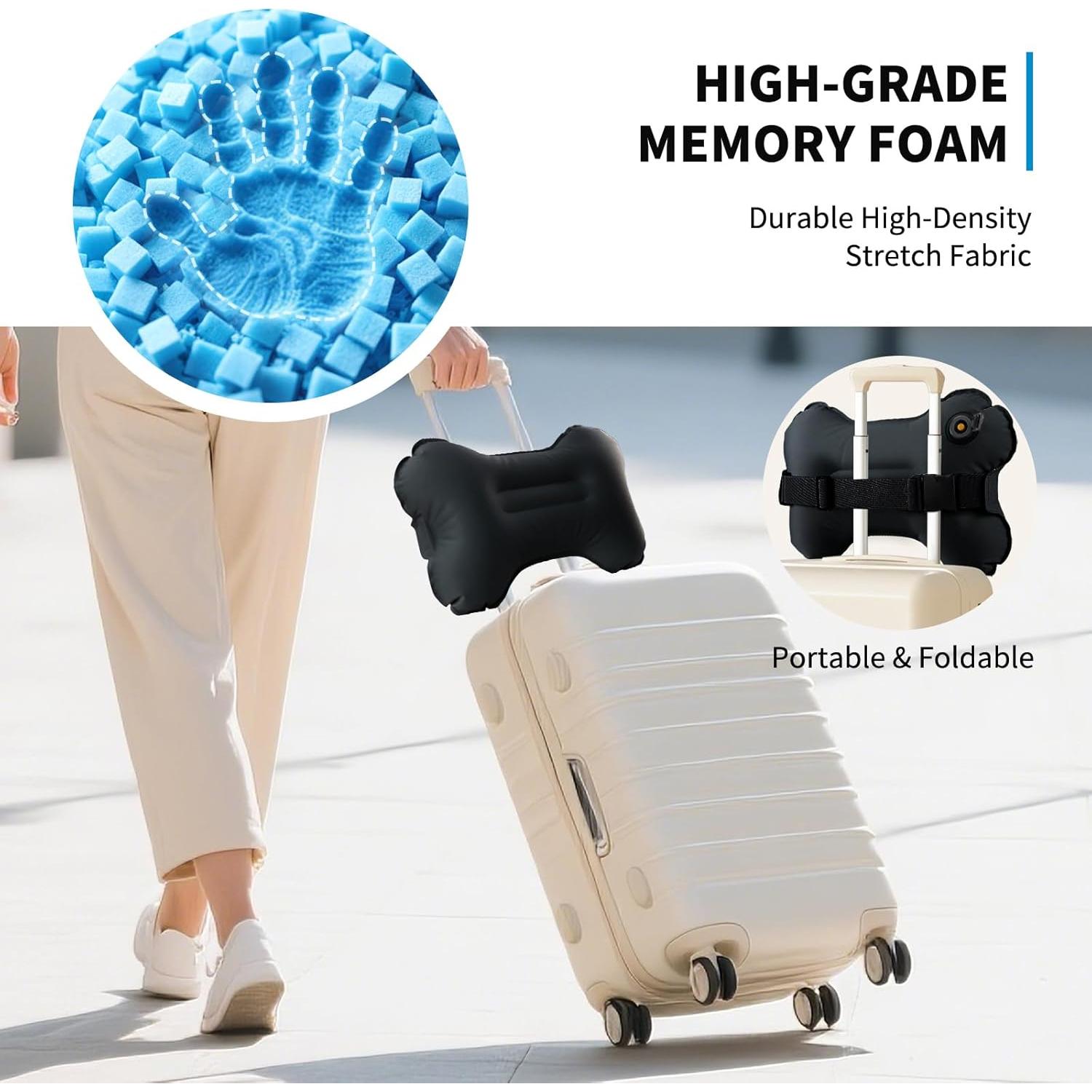 Almohada Lumbar Inflable Mixtrend HT-106 Espuma Viscoelástica