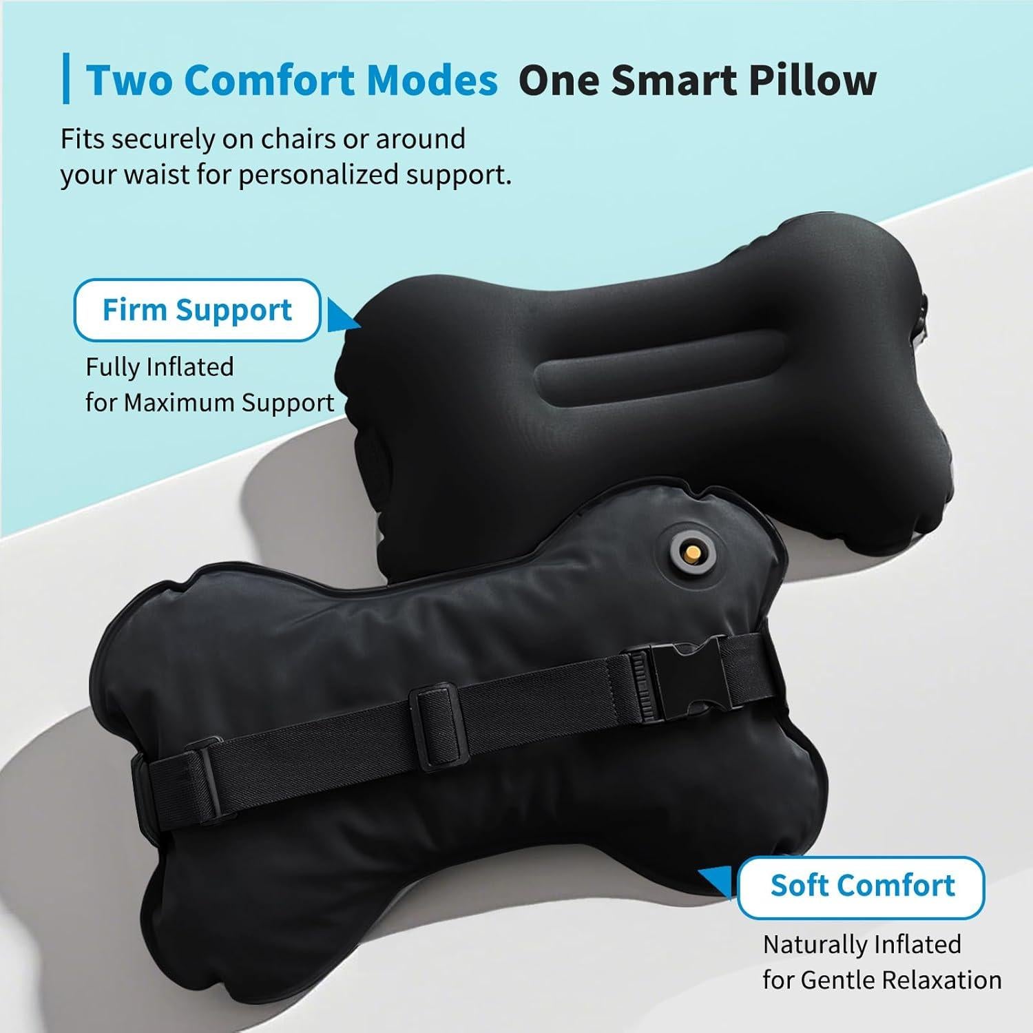Almohada Lumbar Inflable Mixtrend HT-106 Espuma Viscoelástica