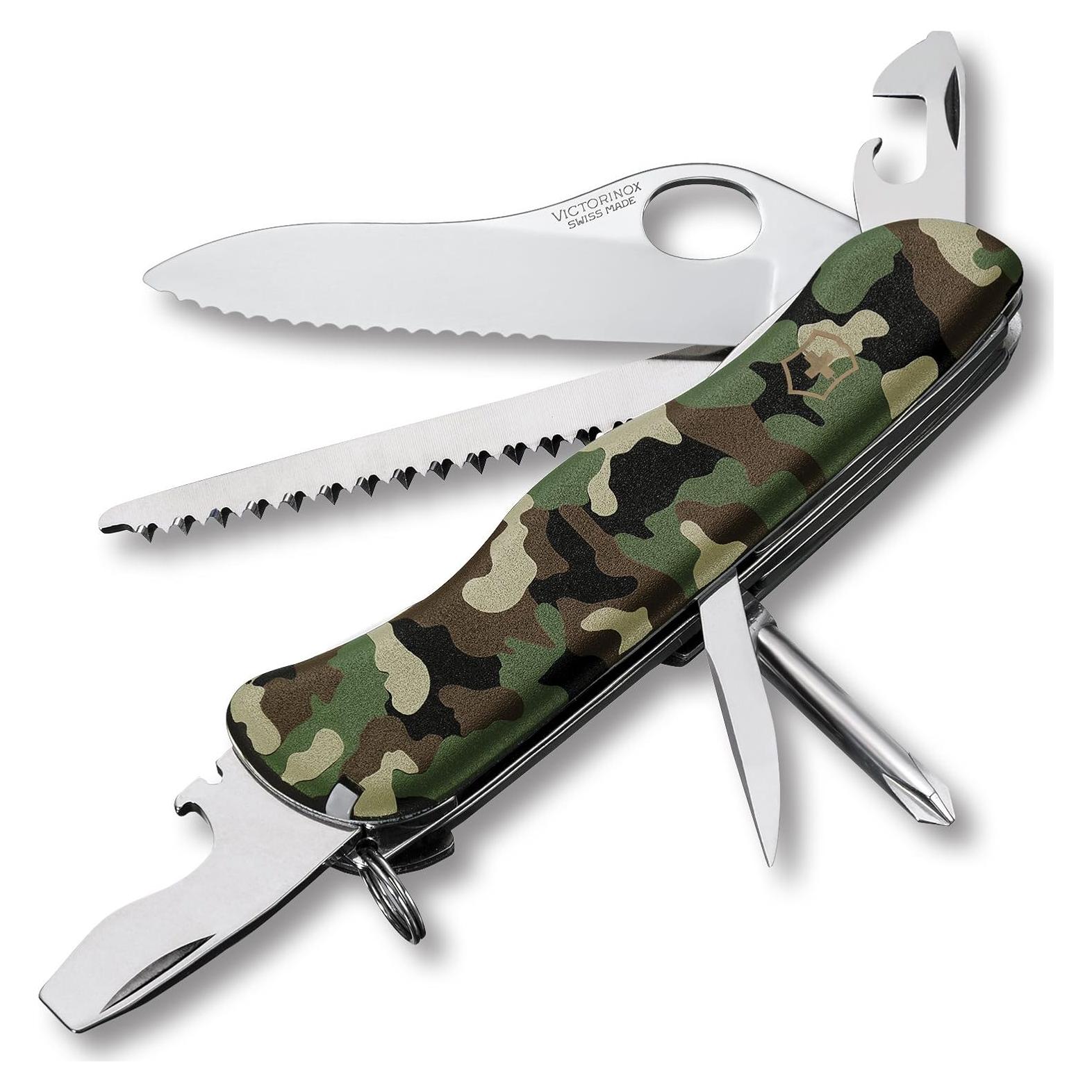 Cuchillo de bolsillo Victorinox One-Hand Trekker Camo 12 funciones