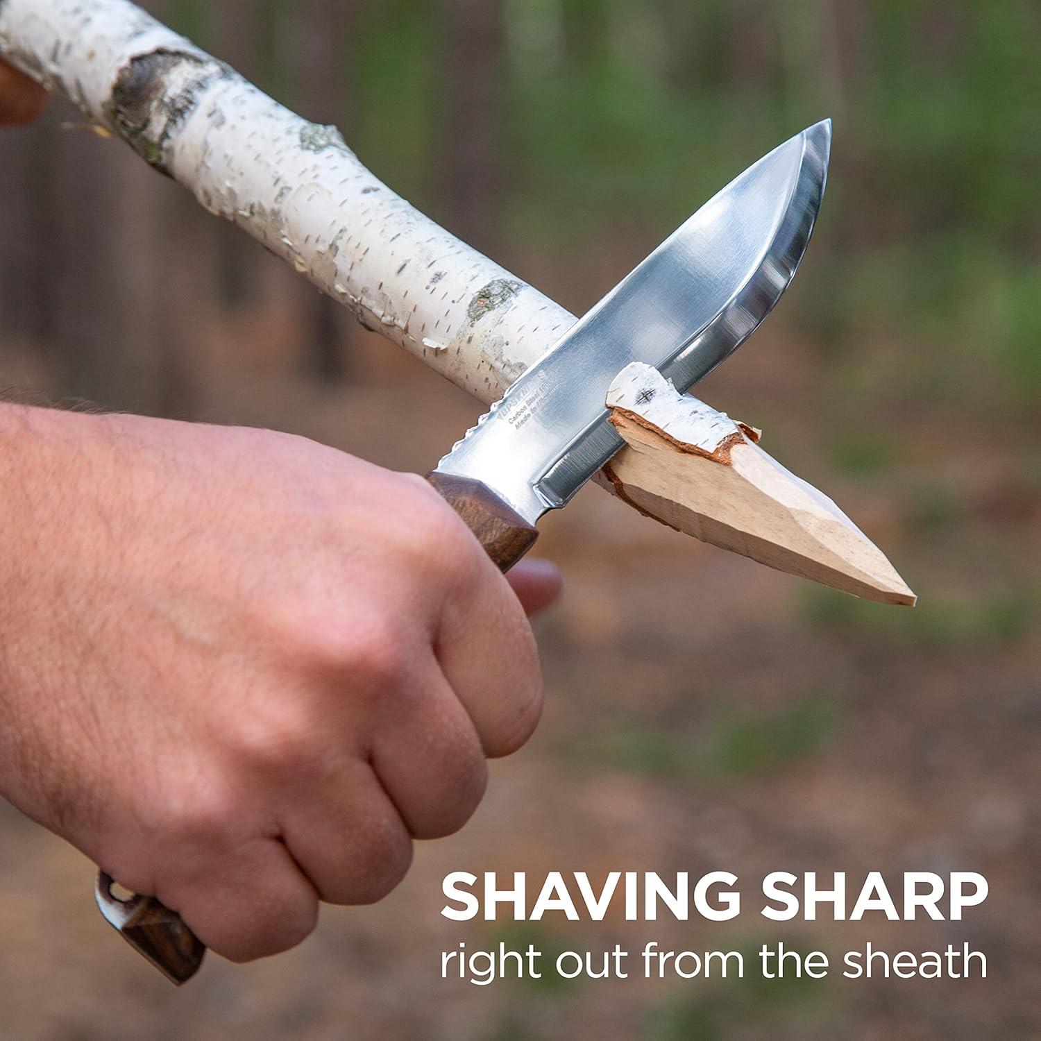 Cuchillo de Caza BPS HK1S de Acero al Carbono 21.9cm