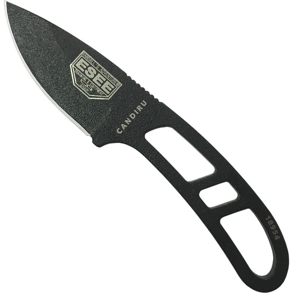 Cuchillo Táctico ESEE Candiru 13cm Acero Carbono con Funda