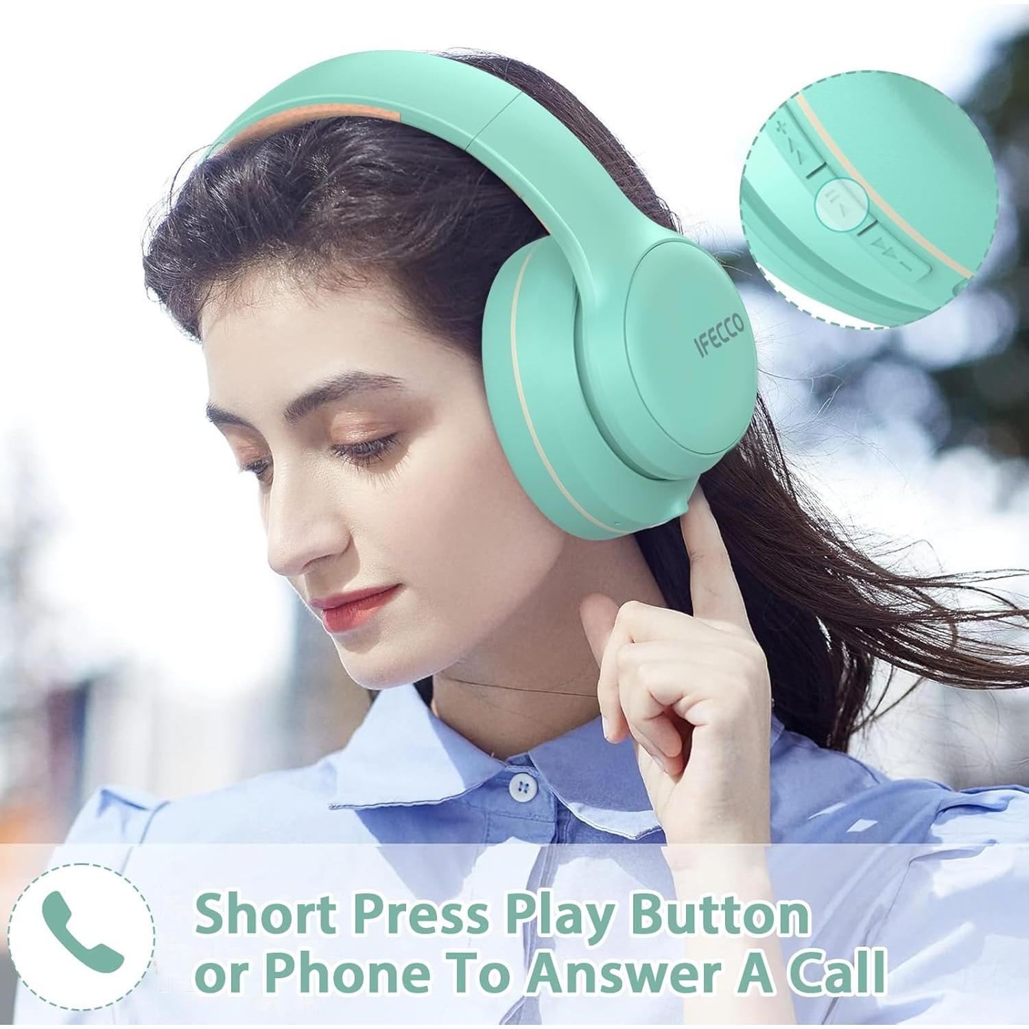 Auriculares Inalámbricos IFECCO S5 Bluetooth 5.3 con Cancelación de Ruido