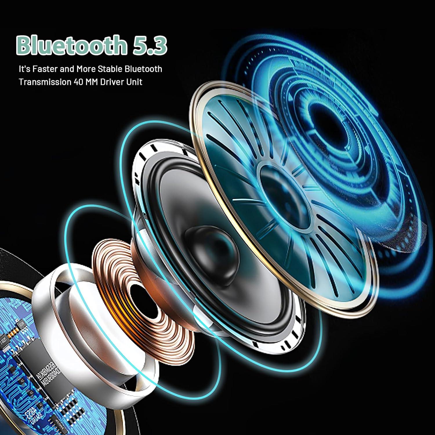 Auriculares Inalámbricos IFECCO S5 Bluetooth 5.3 con Cancelación de Ruido