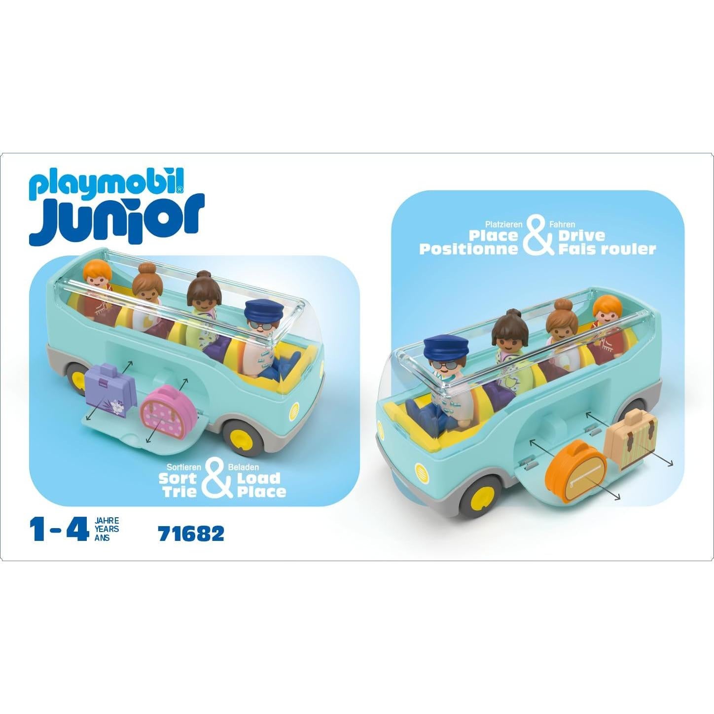 Autobús de Transporte Playmobil Junior 1-4 años