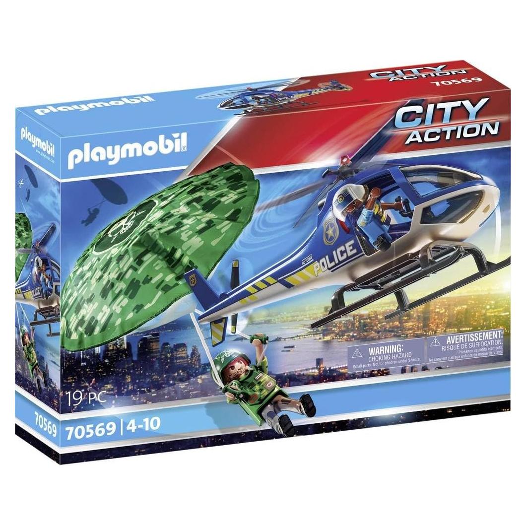 Set Búsqueda Paracaidista Policía Playmobil 70569