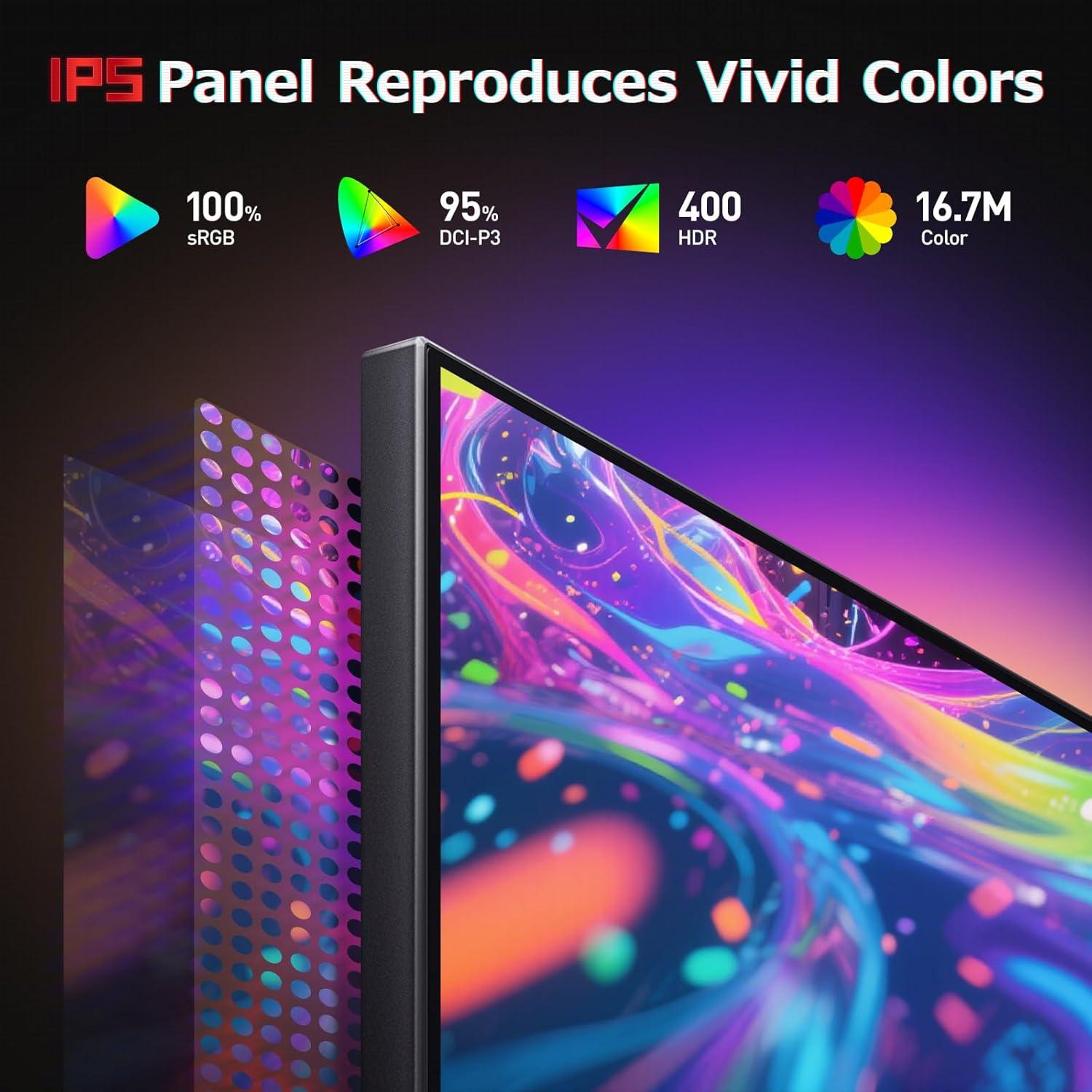 Monitor de Juegos KOORUI 27" QHD 200Hz 1ms IPS FreeSync