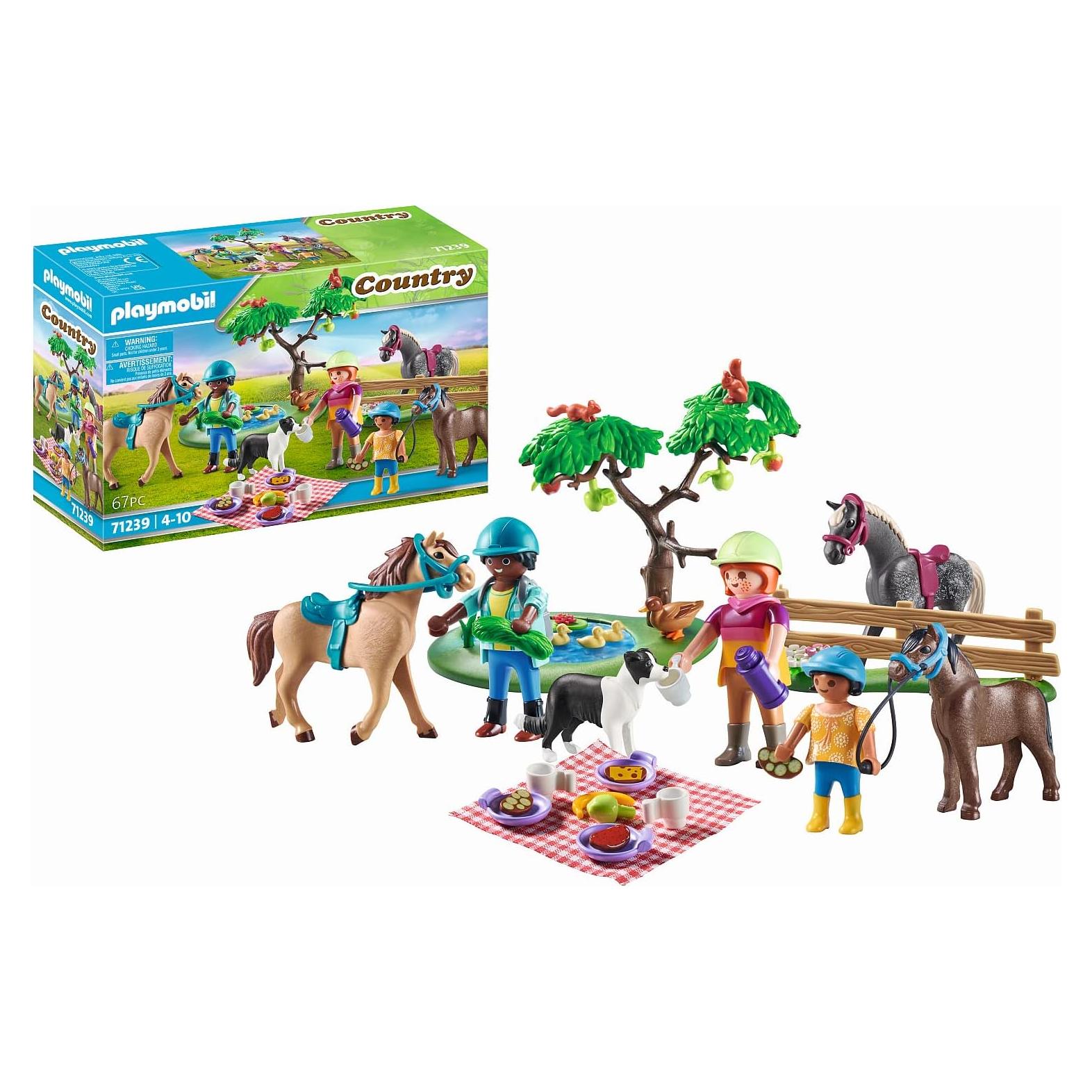 Aventura de Picnic con Caballos Playmobil 71239